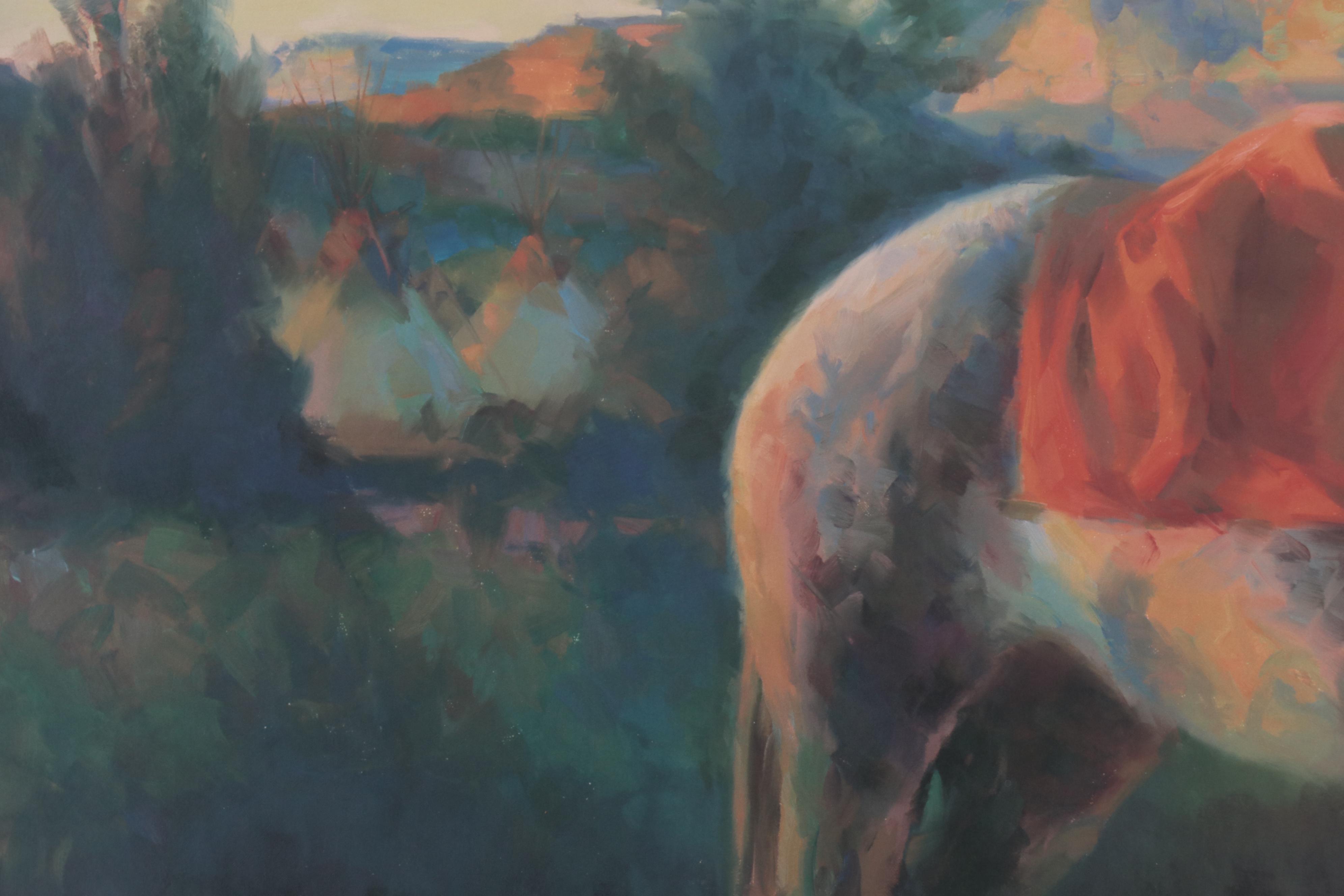 Offset Lithograph After Tom Darro "Cheyenne Mother"