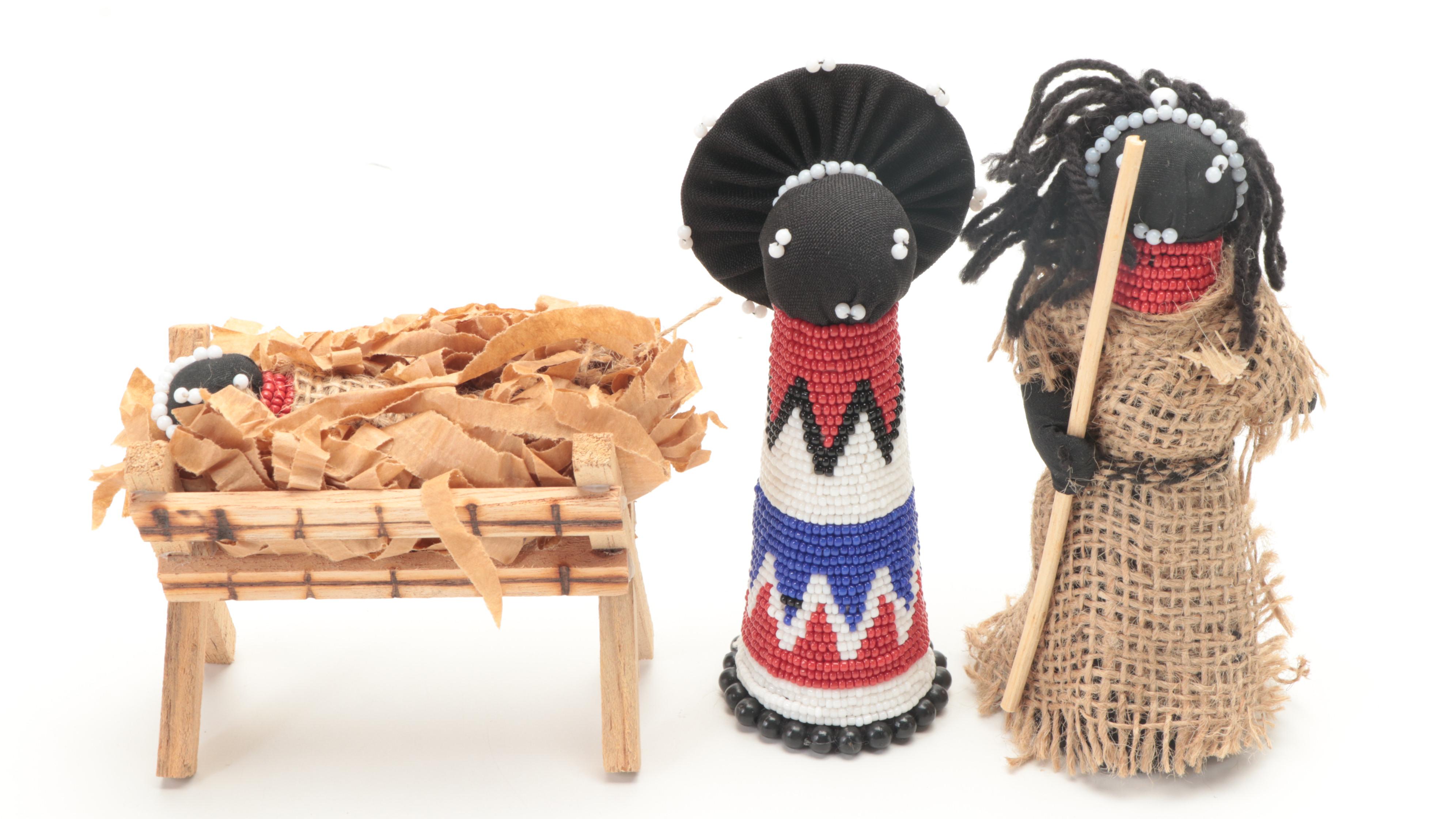 African and Other Folk Art Nativity Sets