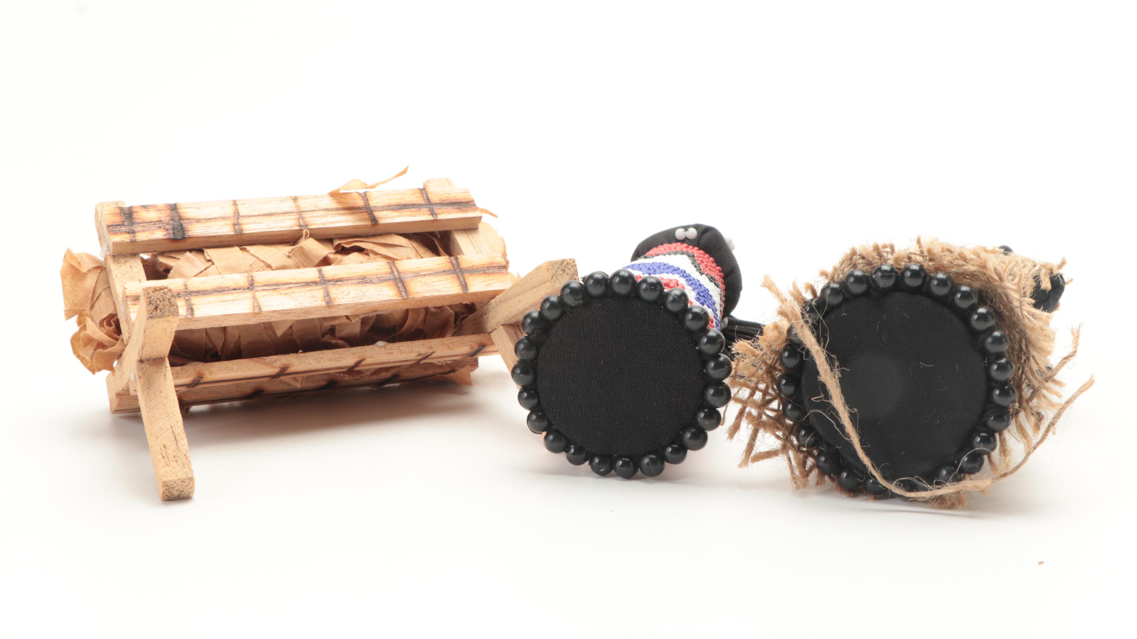 African and Other Folk Art Nativity Sets