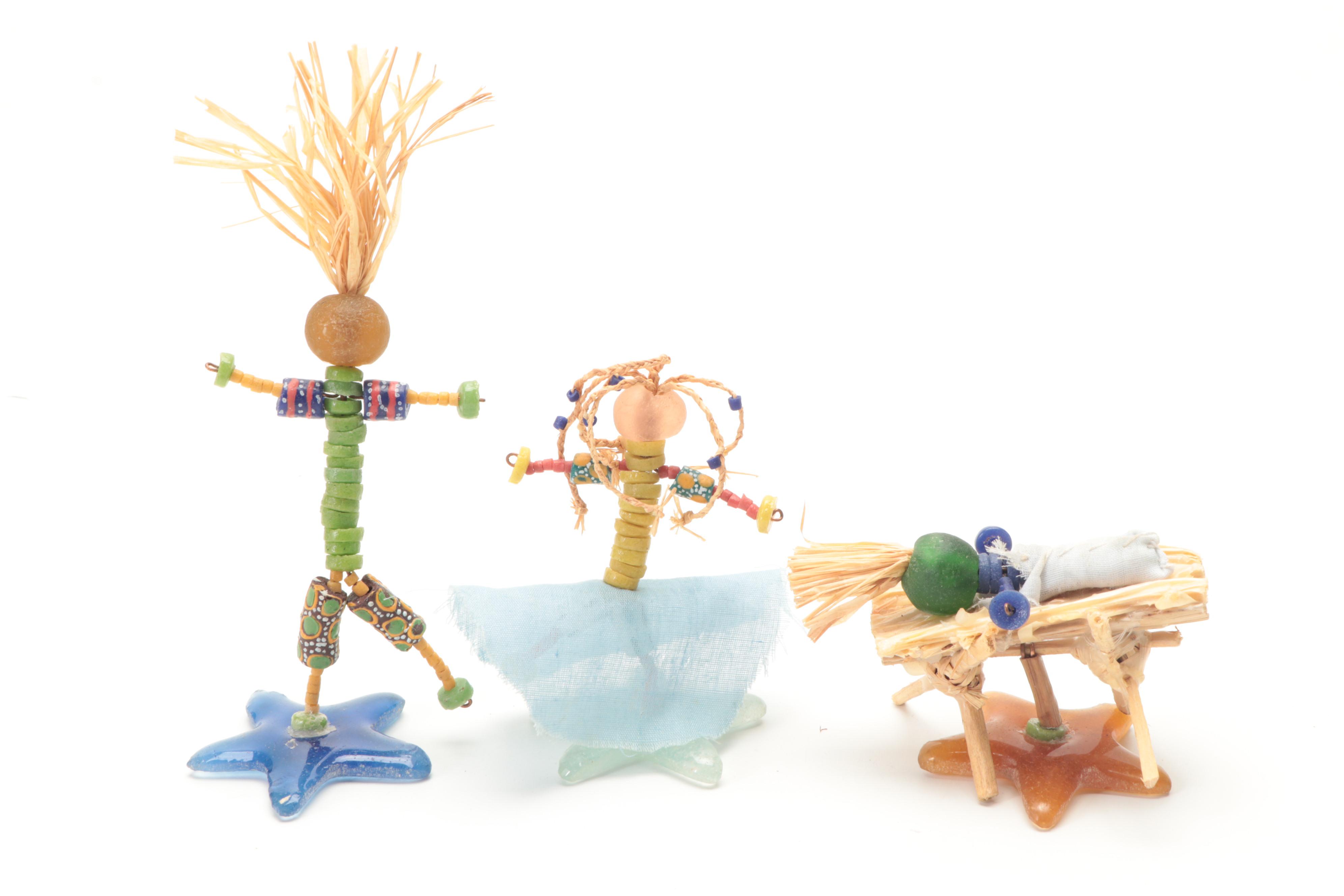 African and Other Folk Art Nativity Sets