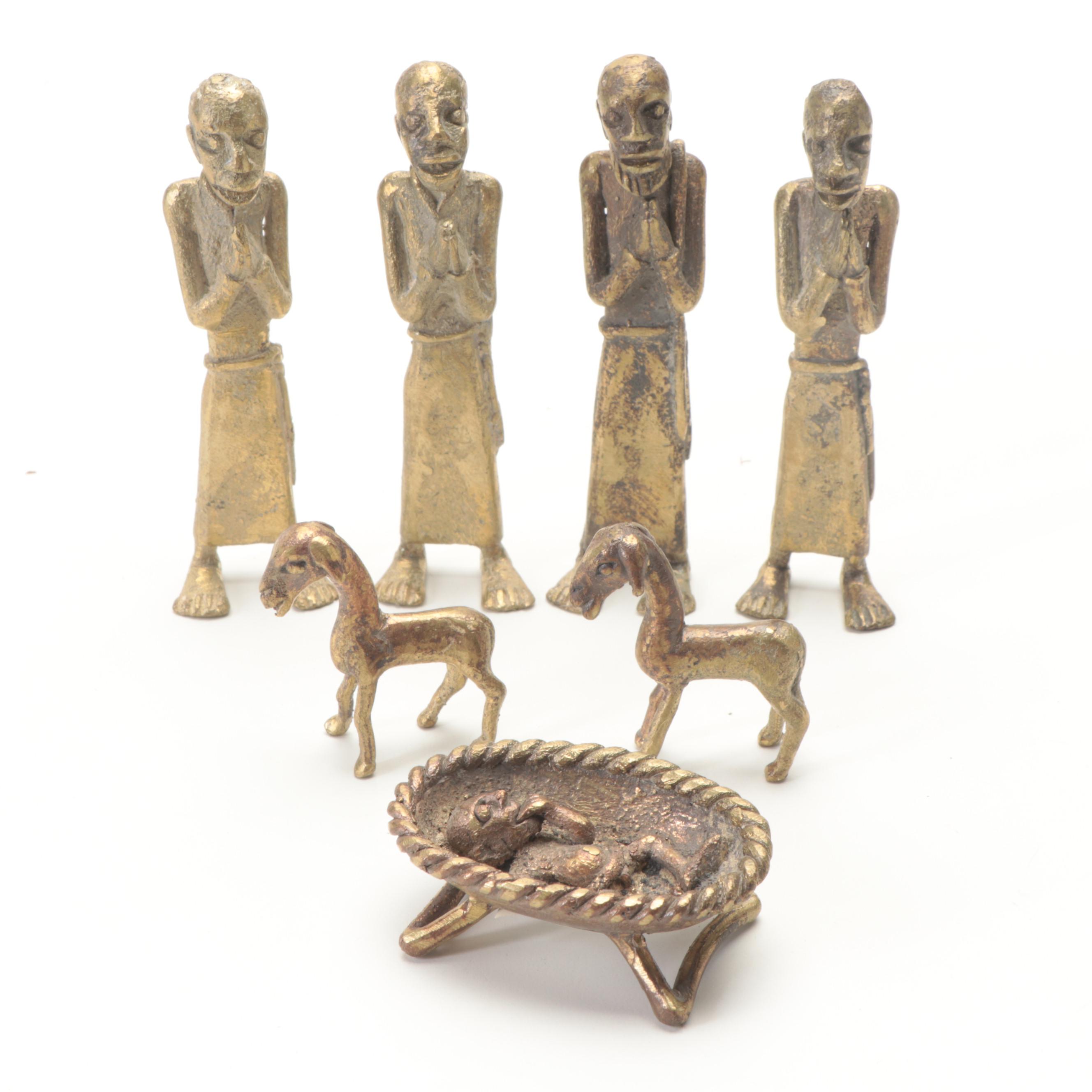 African and Other Folk Art Nativity Sets