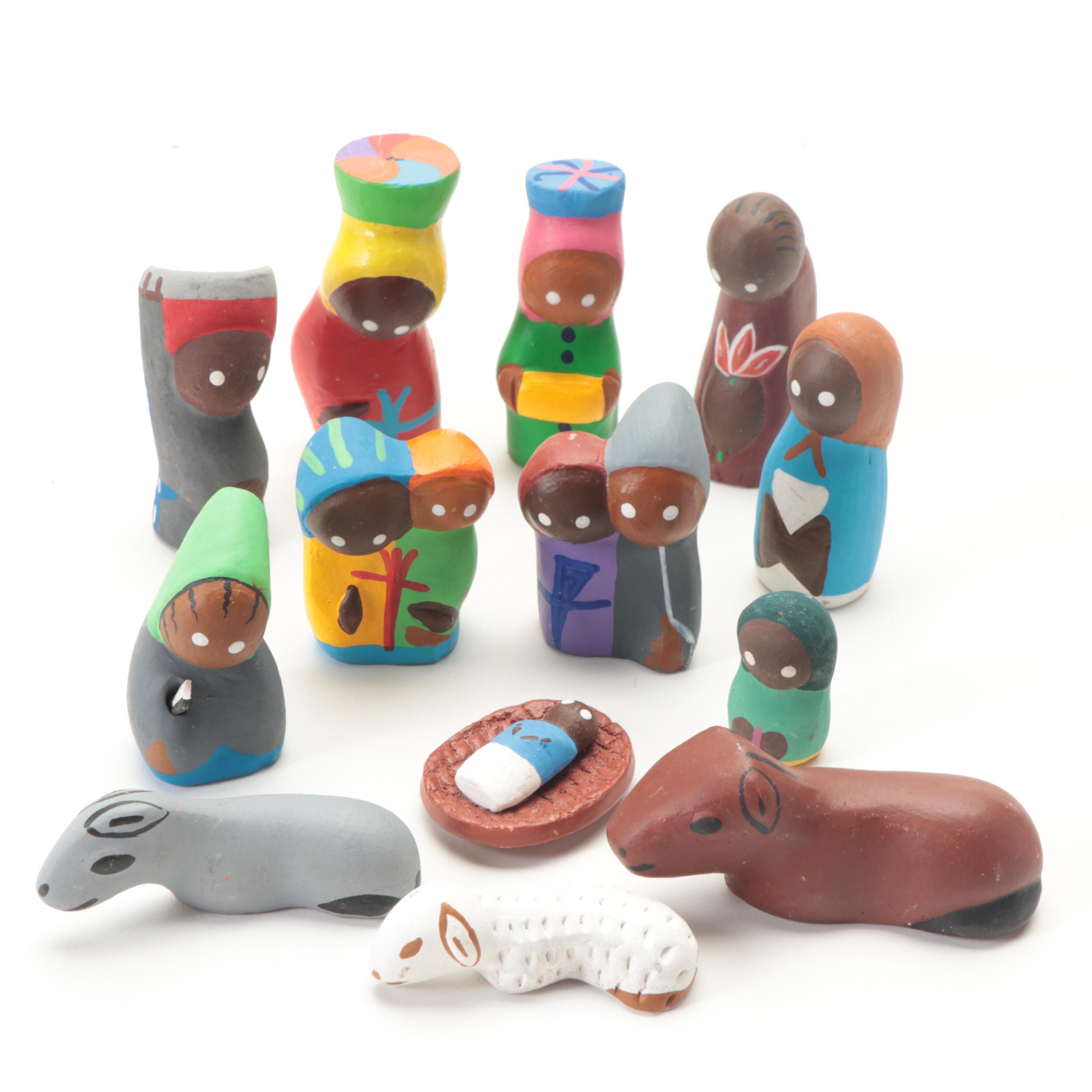 African and Other Folk Art Nativity Sets