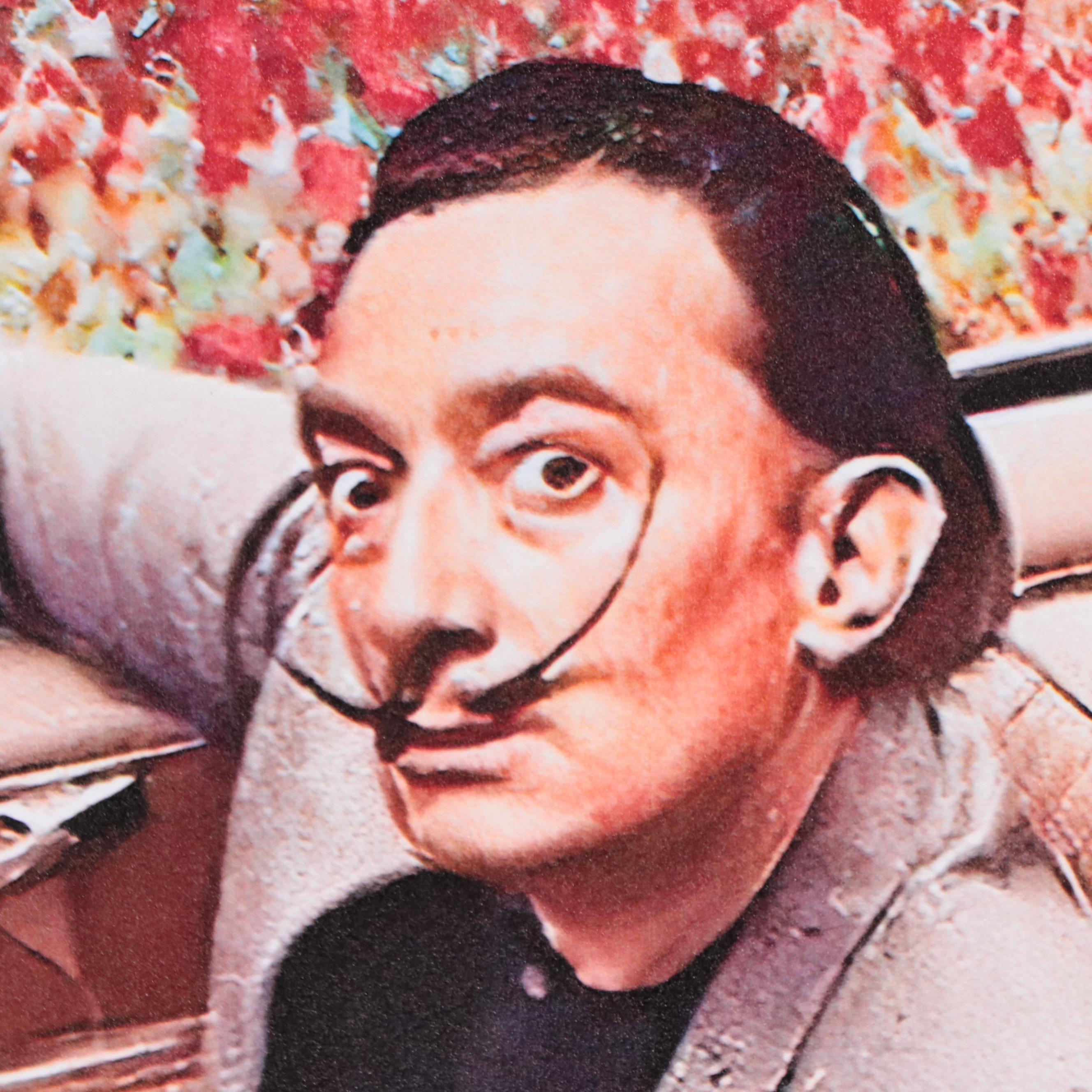 Giclée Poster of Frida Kahlo, Dali, and Van Gogh in a Car