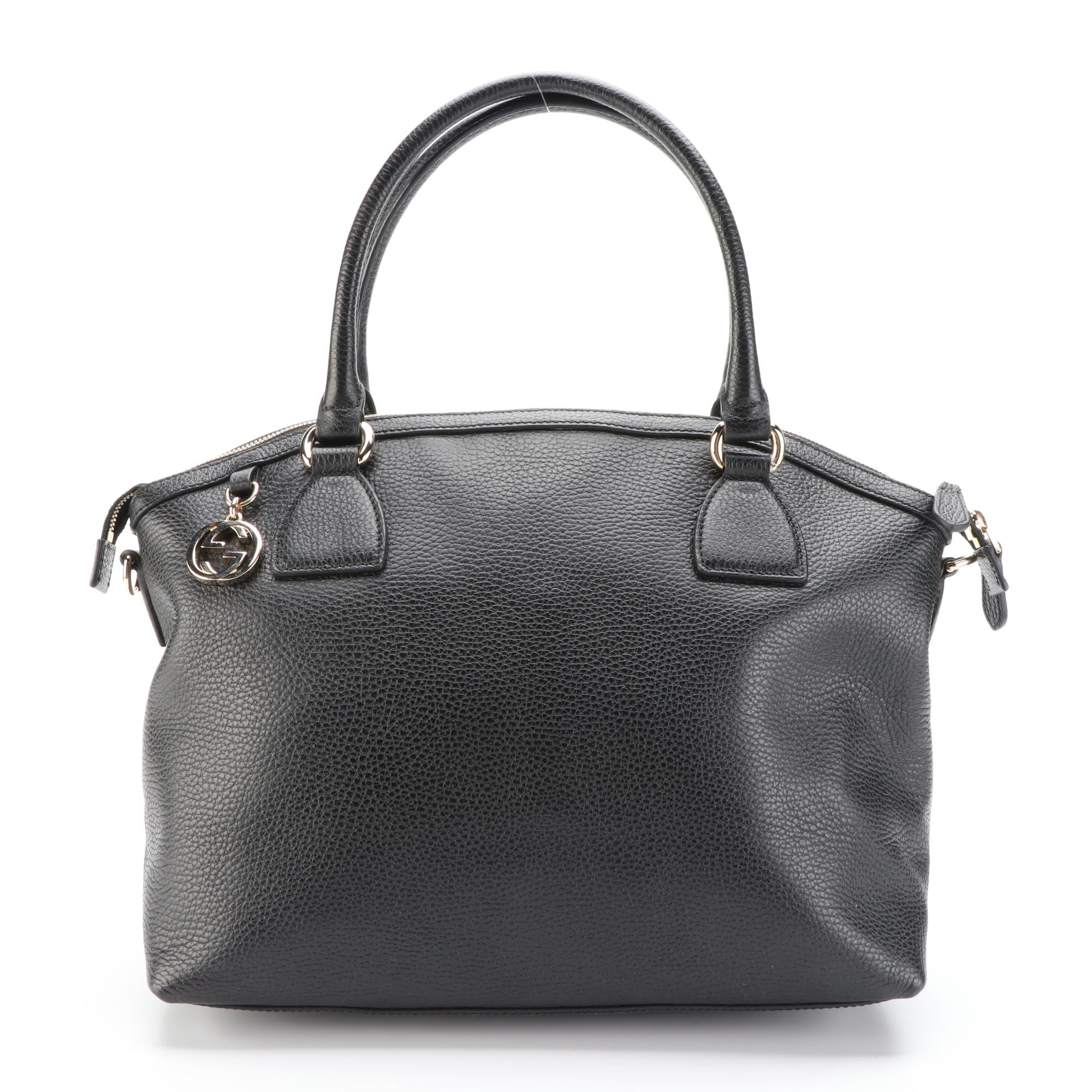 Gucci Two-Way Bag in Grained Leather