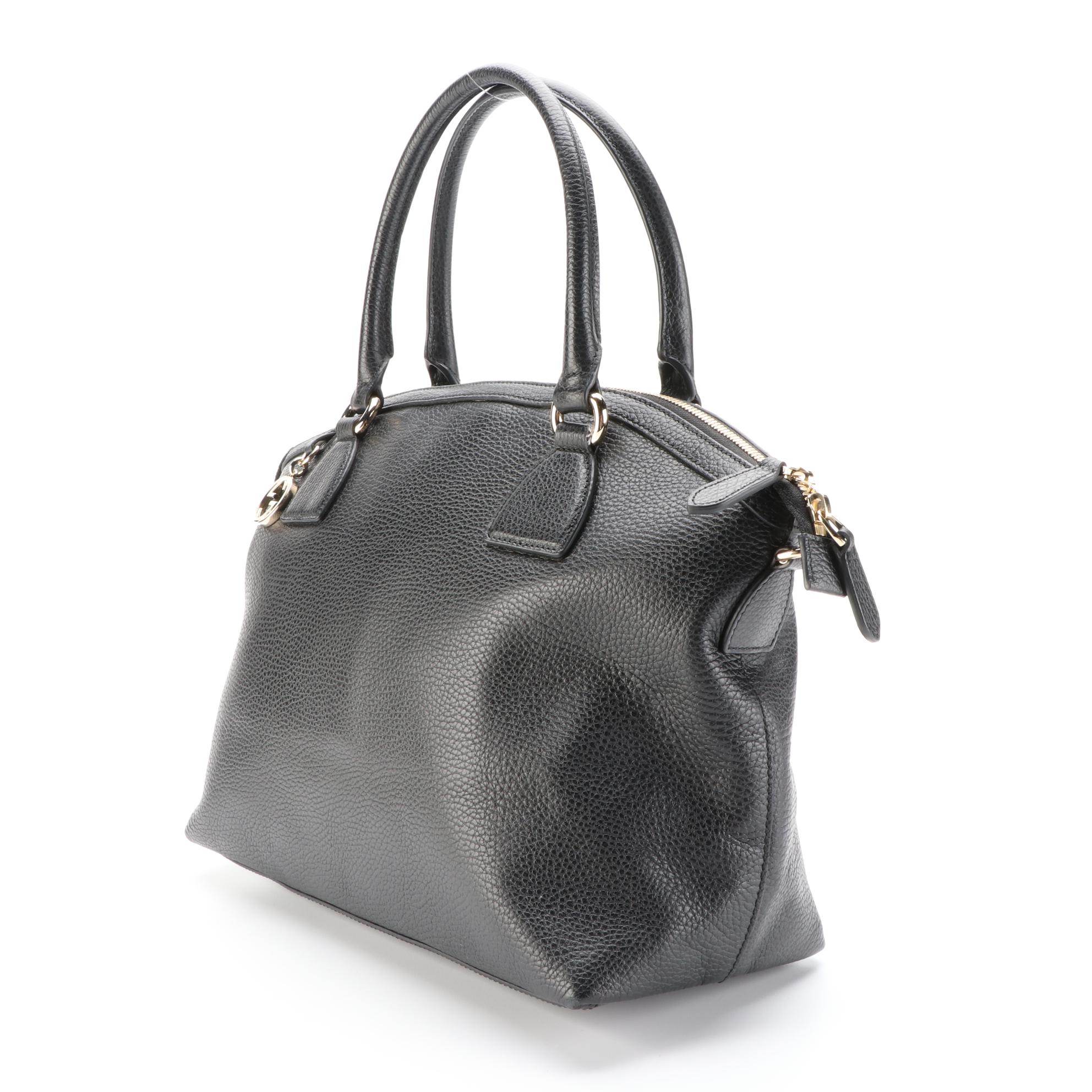 Gucci Two-Way Bag in Grained Leather