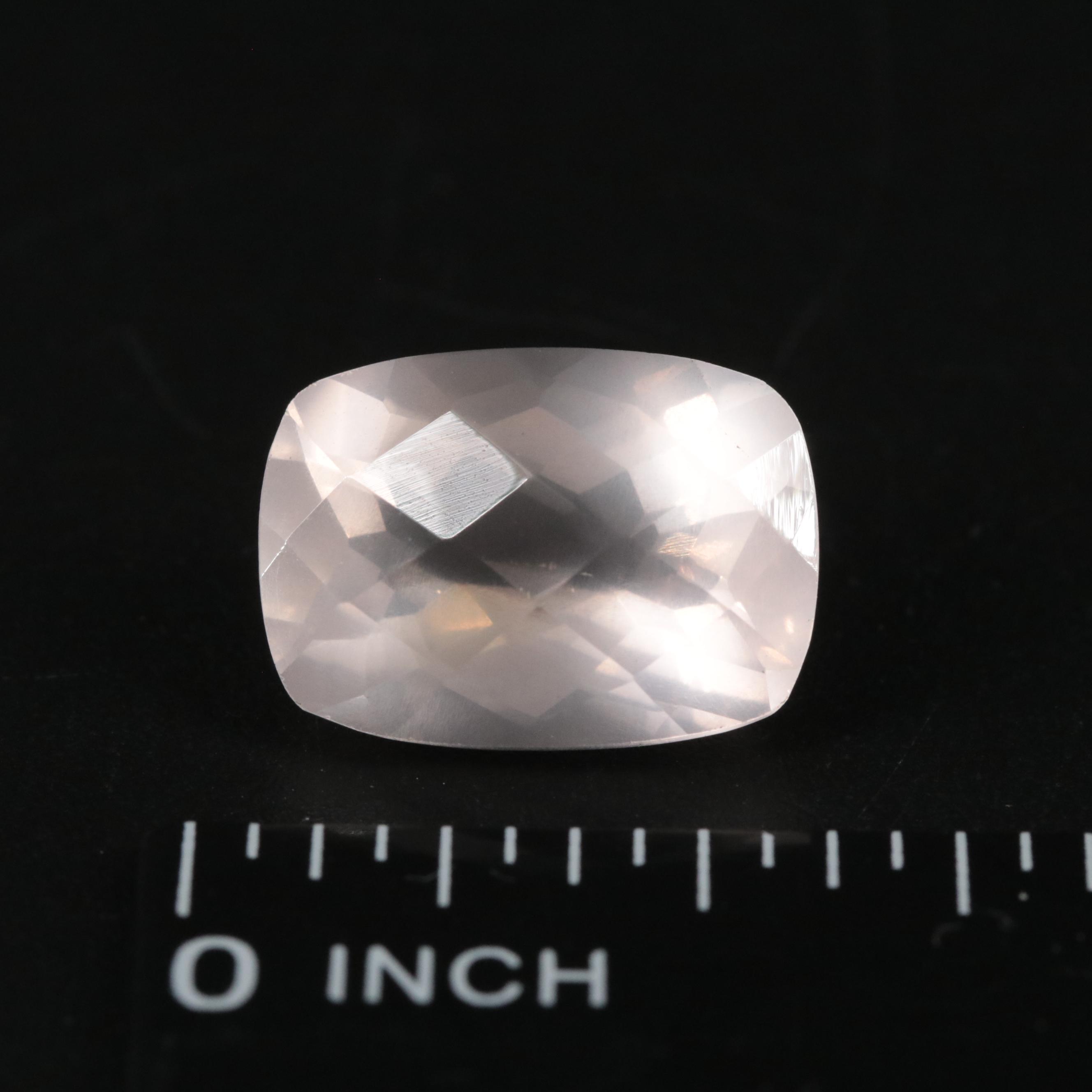 Loose 13.30 CTW Rose Quartz