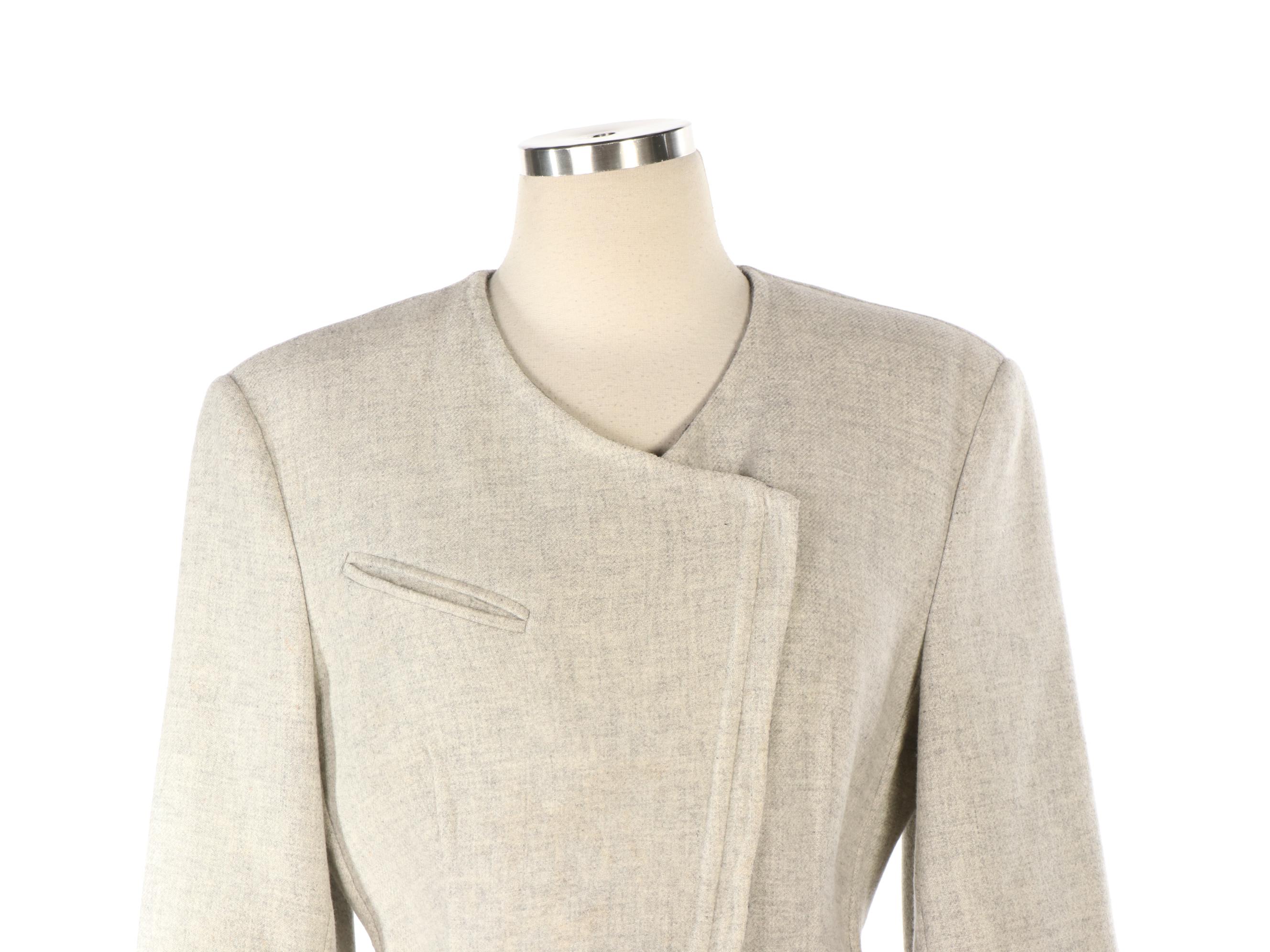 Giorgio Armani Skirt Suit and Fitted Jacket in Wool