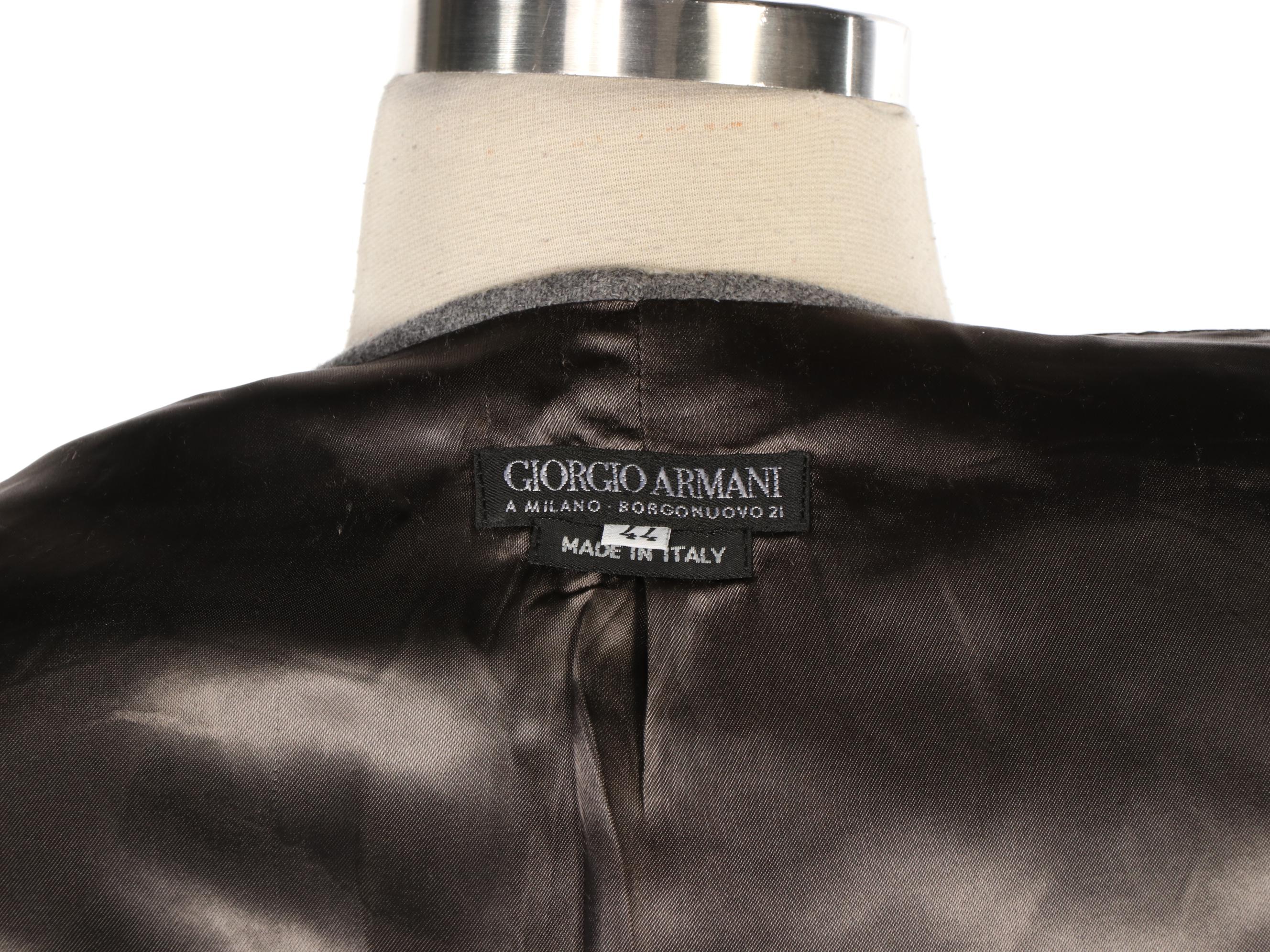 Giorgio Armani Skirt Suit and Fitted Jacket in Wool