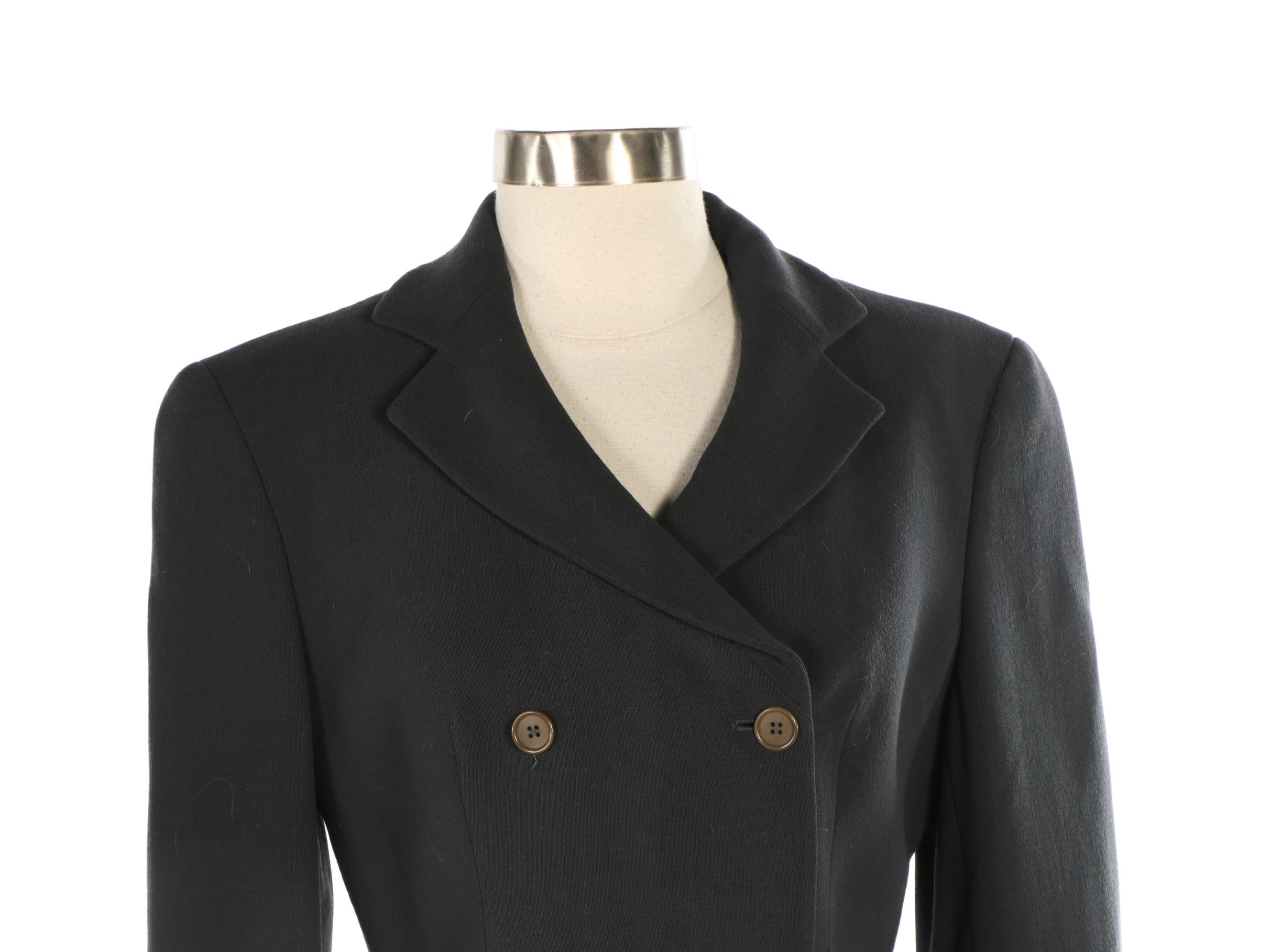 Giorgio Armani Skirt Suit and Fitted Jacket in Wool