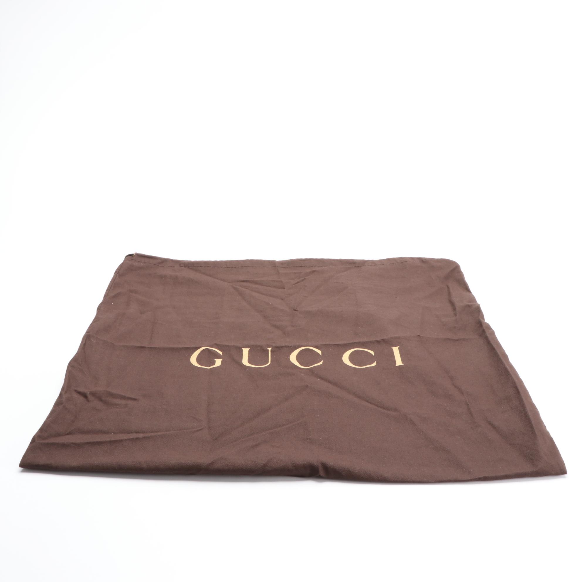 Gucci Two-Way Bag in Grained Leather