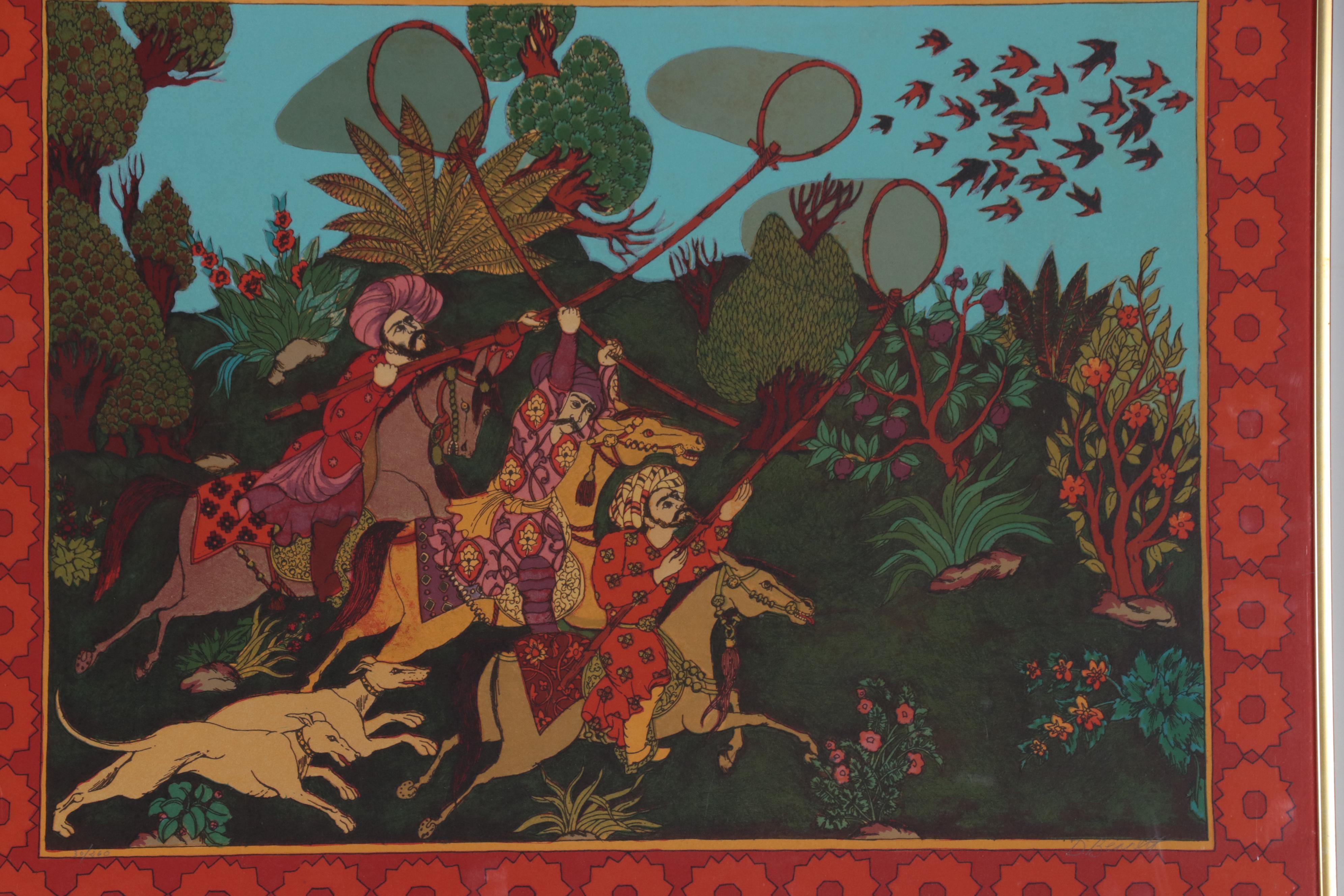 Diana Bennett Indian Inspired Lithographs