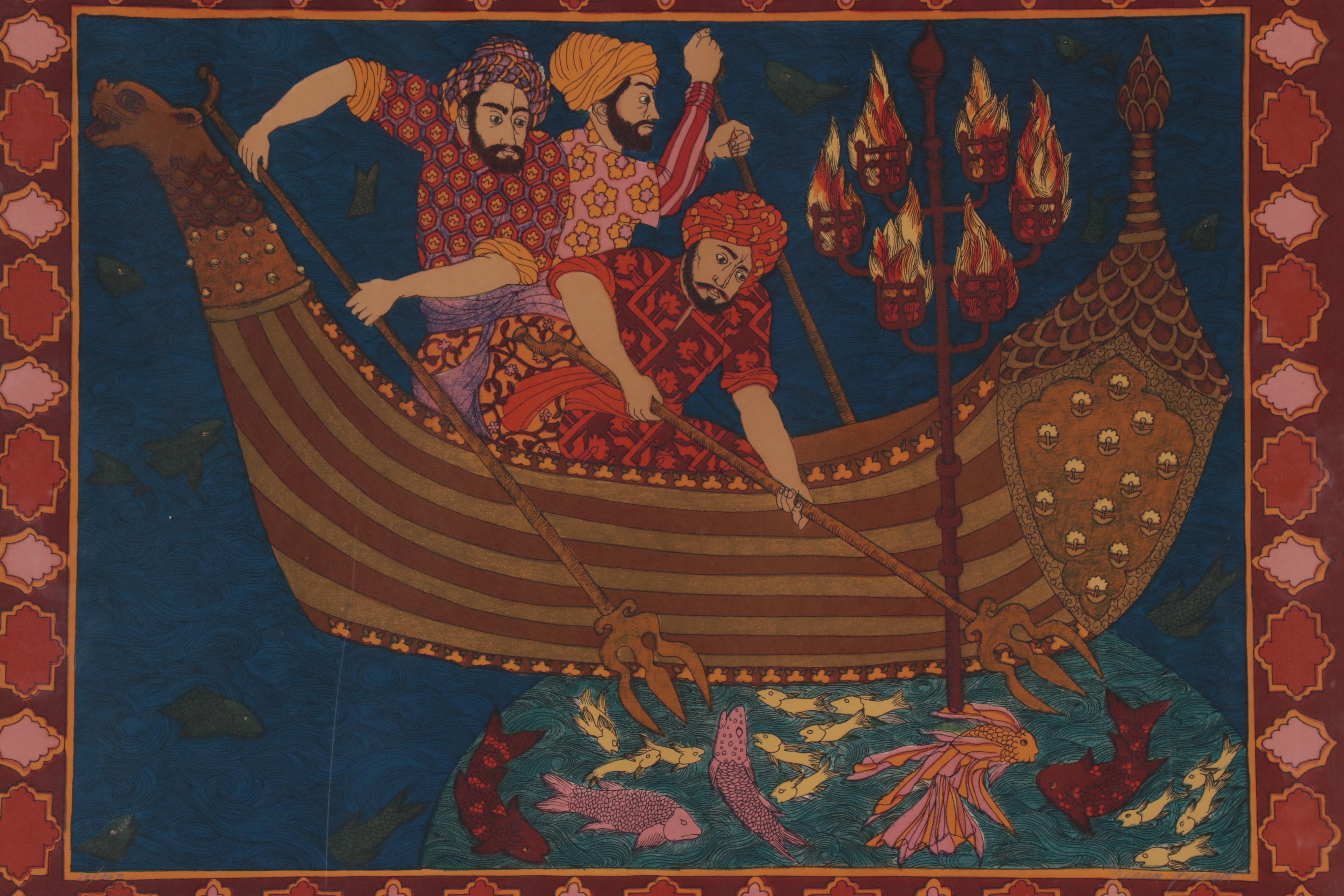 Diana Bennett Indian Inspired Lithographs