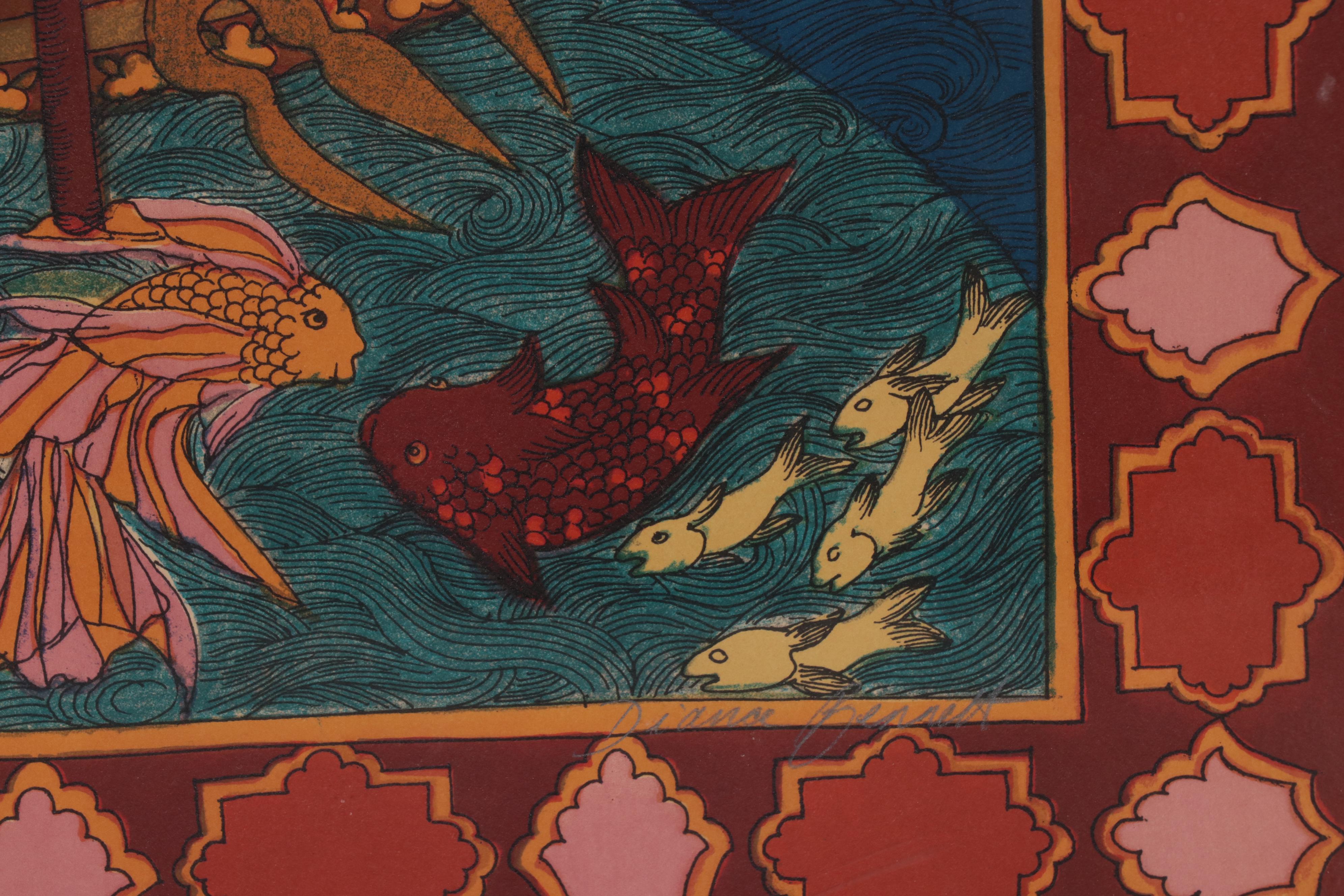Diana Bennett Indian Inspired Lithographs