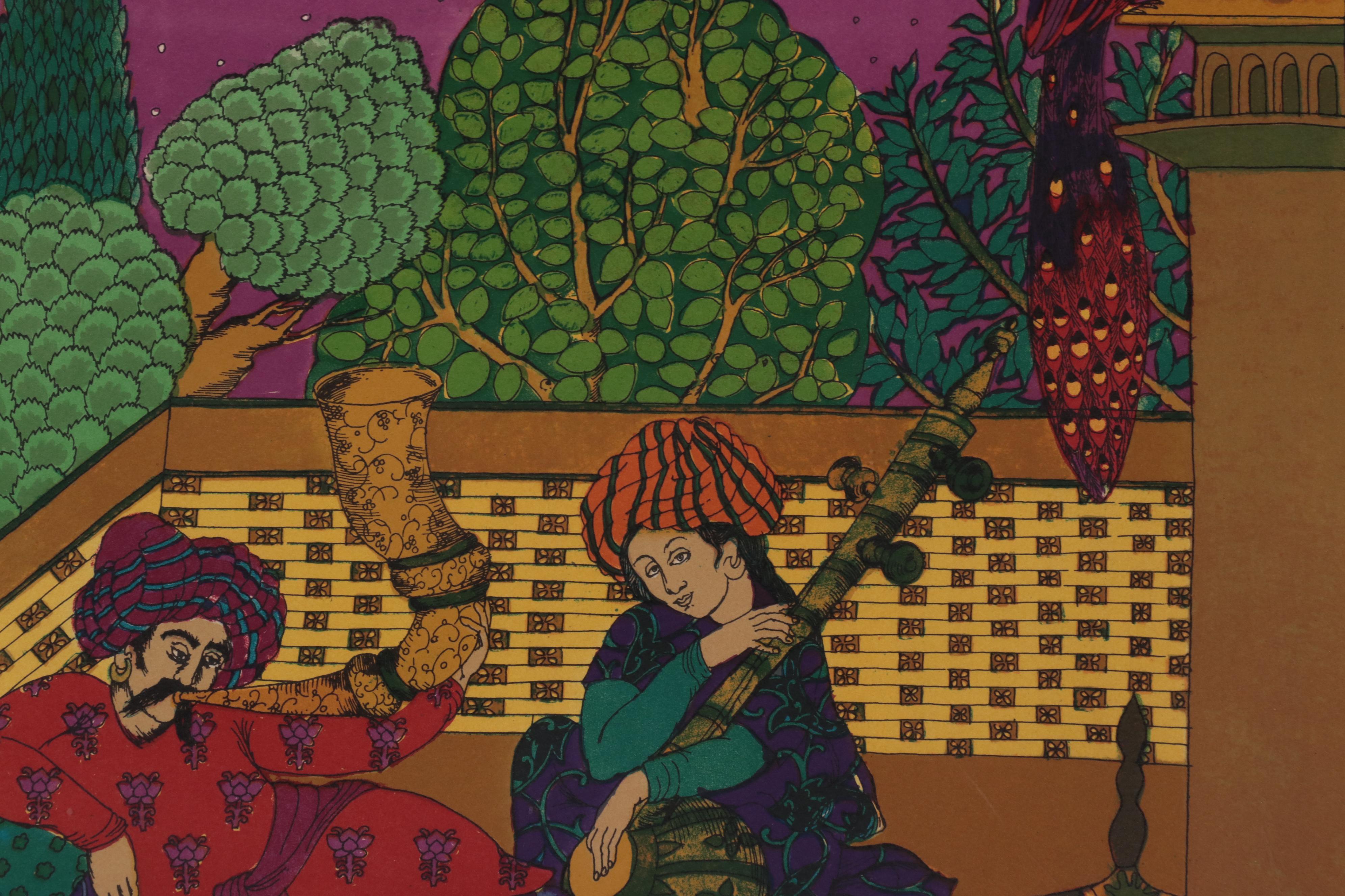 Diana Bennett Indian Inspired Lithographs