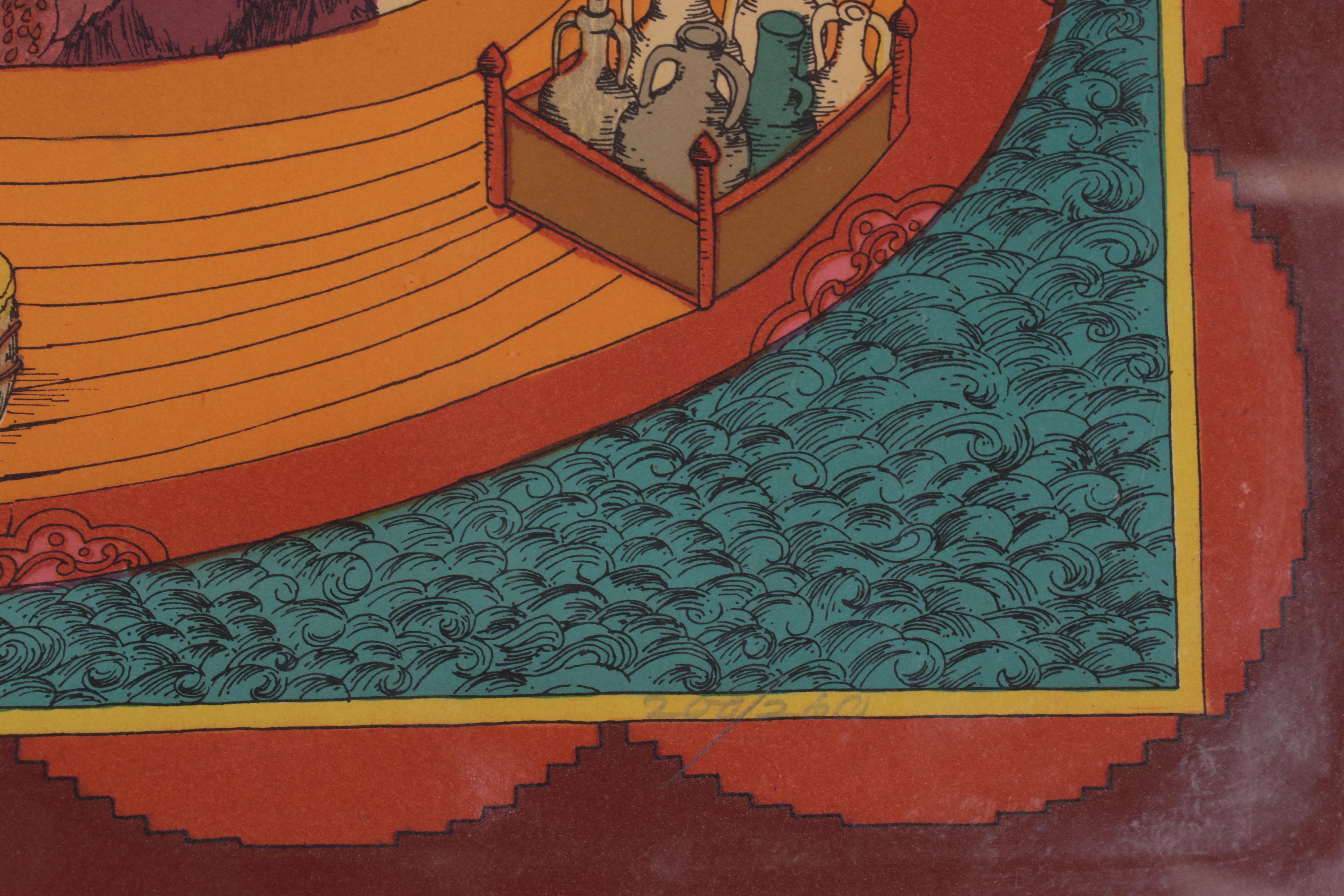 Diana Bennett Indian Inspired Lithographs