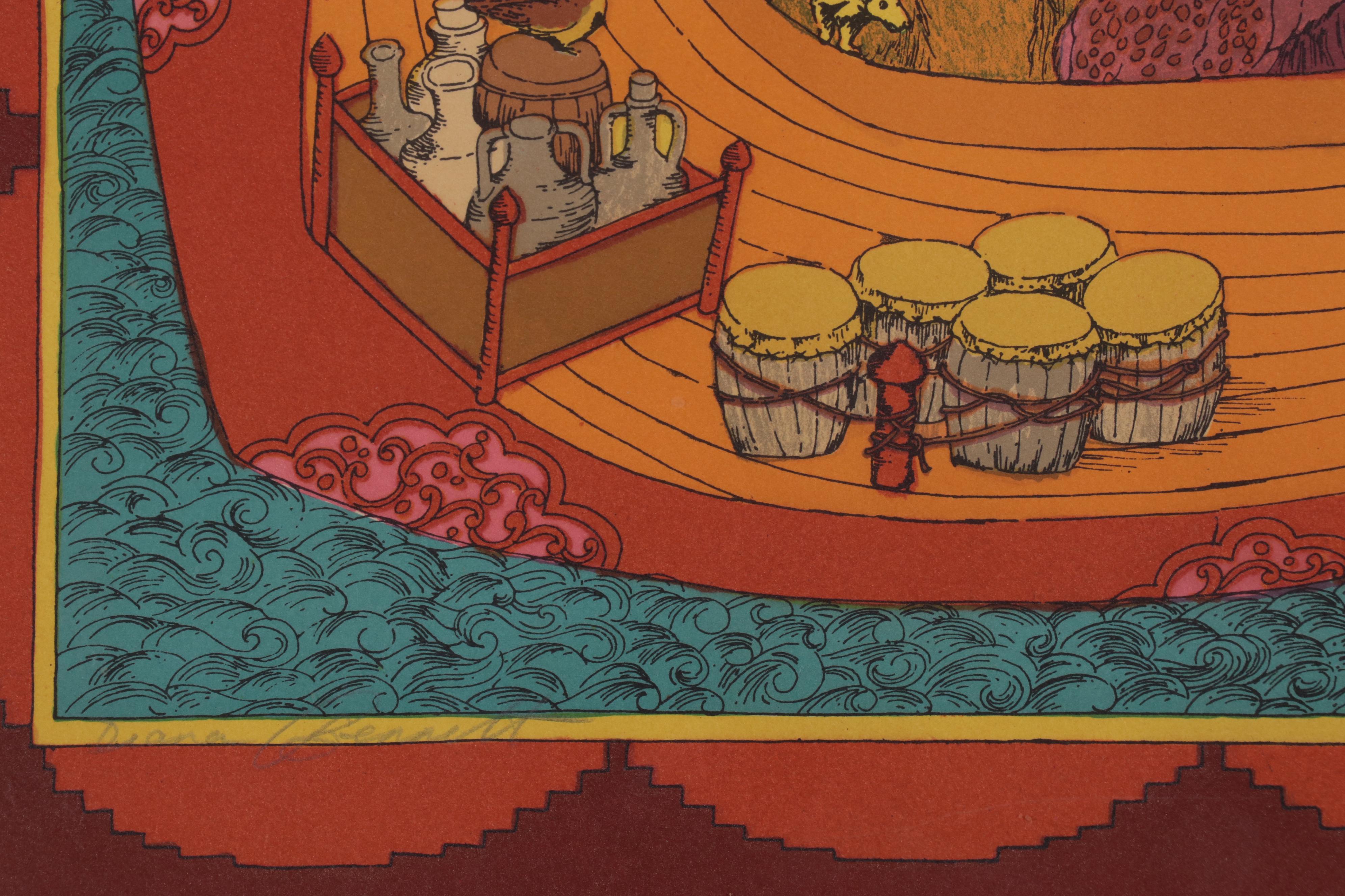 Diana Bennett Indian Inspired Lithographs