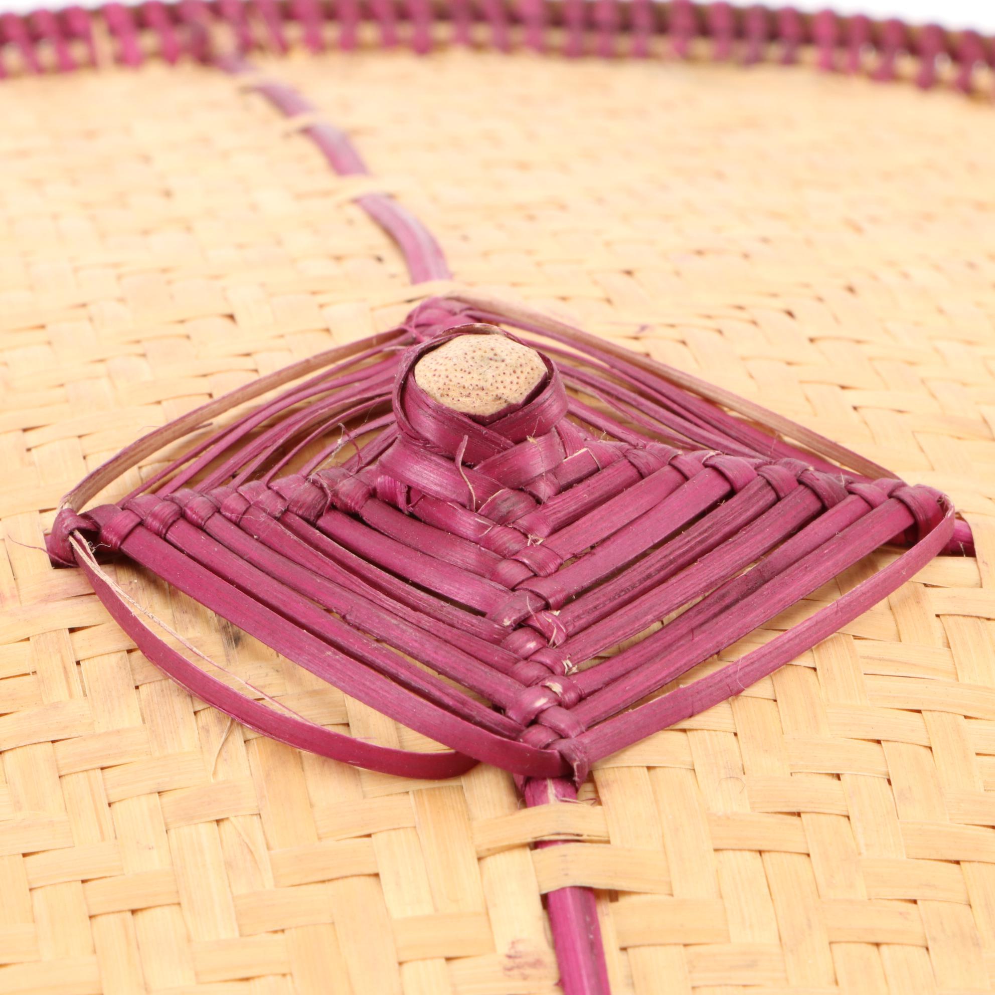 Traditional Southeast Asian Woven Straw Hat