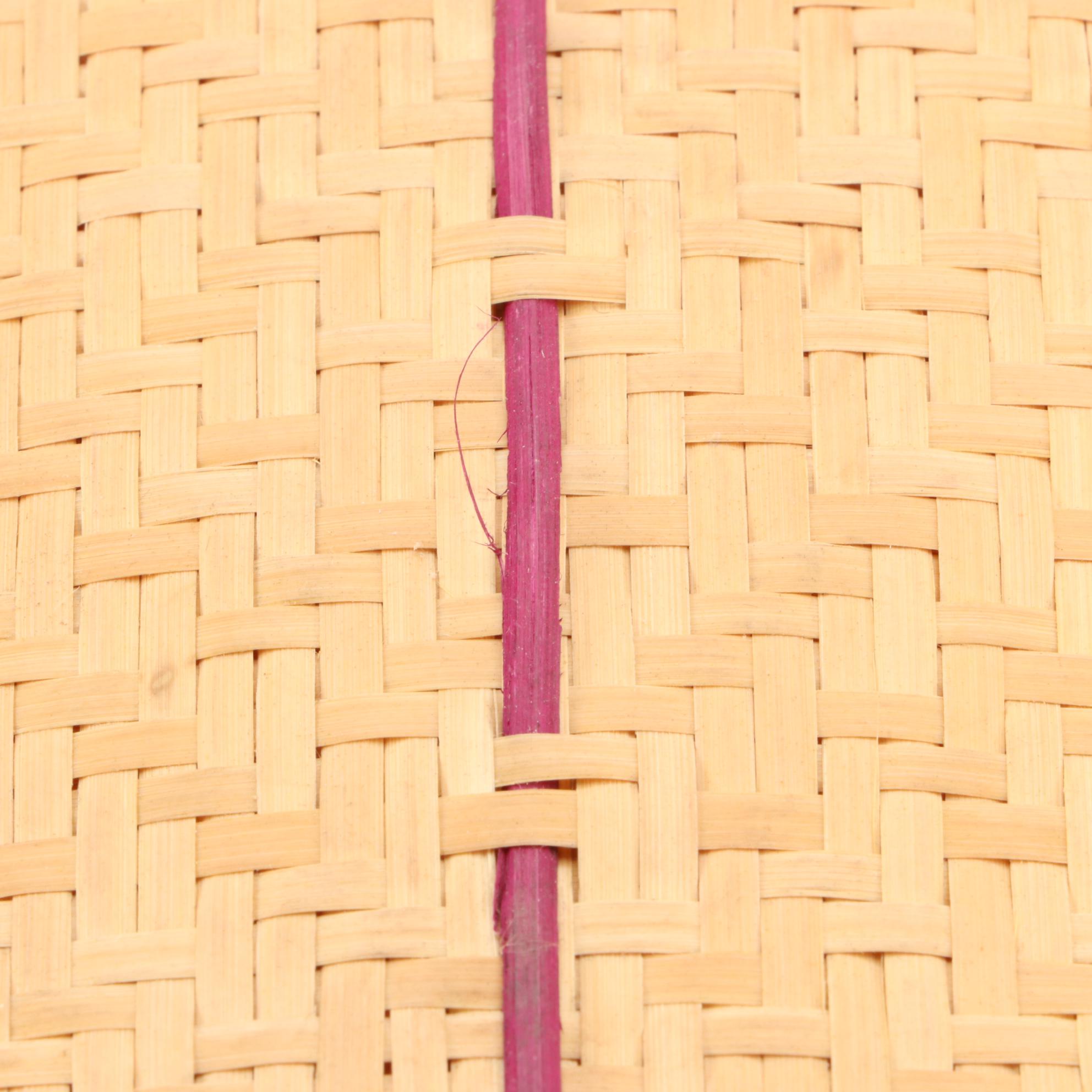 Traditional Southeast Asian Woven Straw Hat