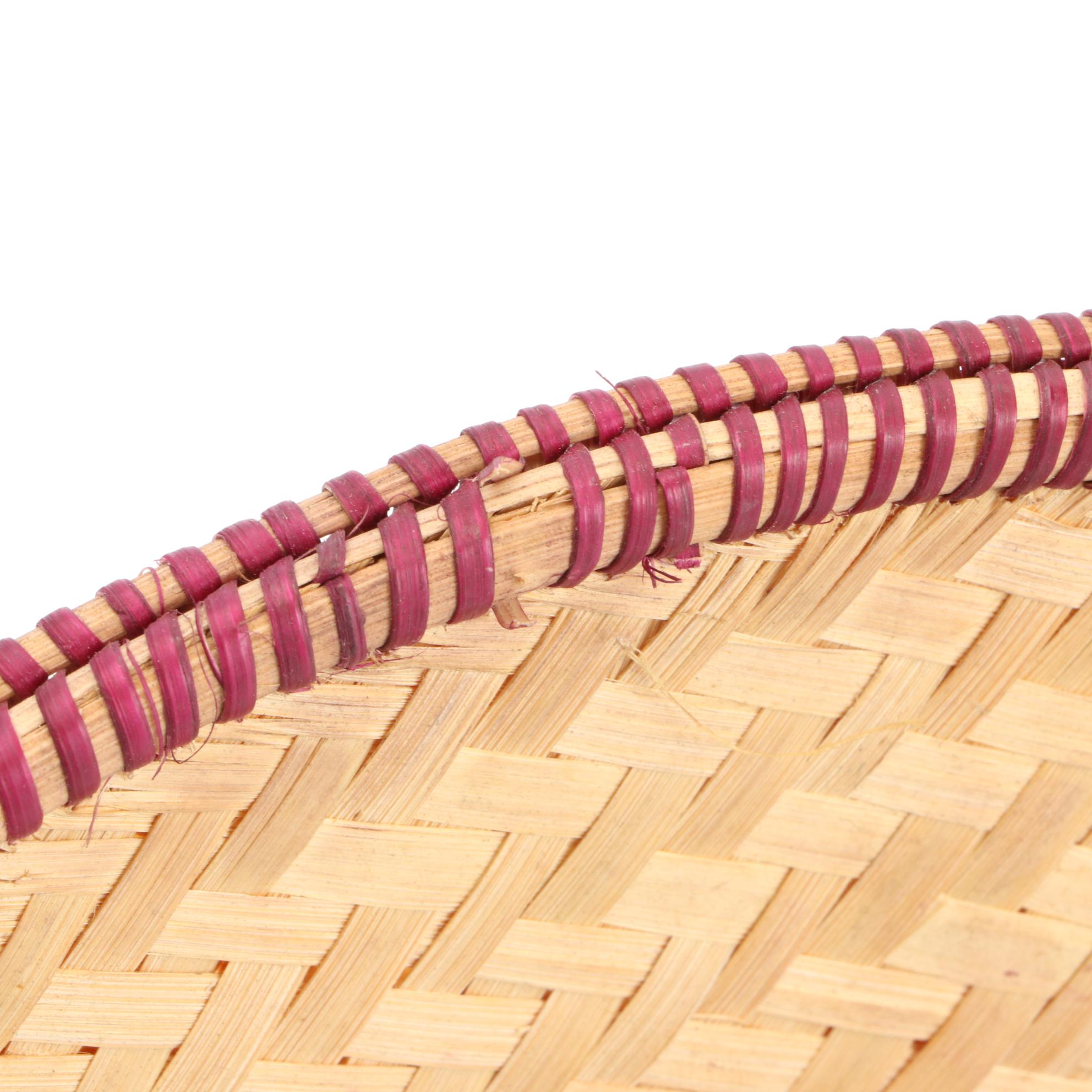 Traditional Southeast Asian Woven Straw Hat