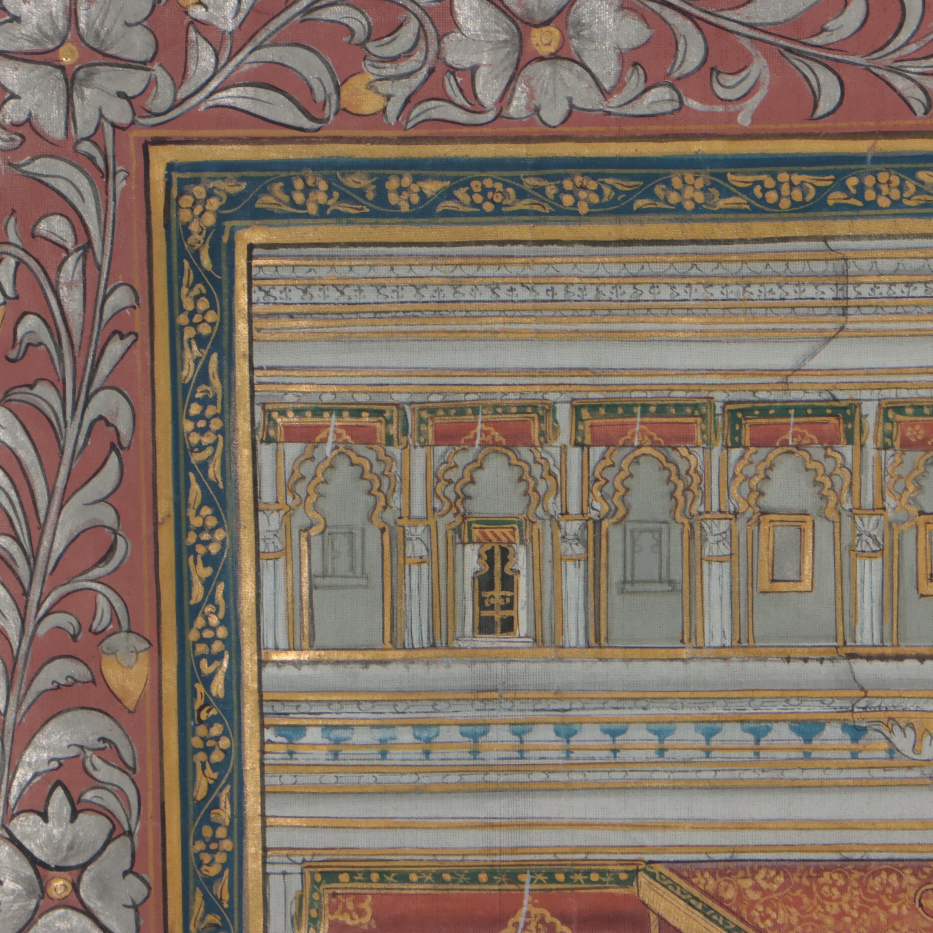 Rajasthan School Gouache Painting