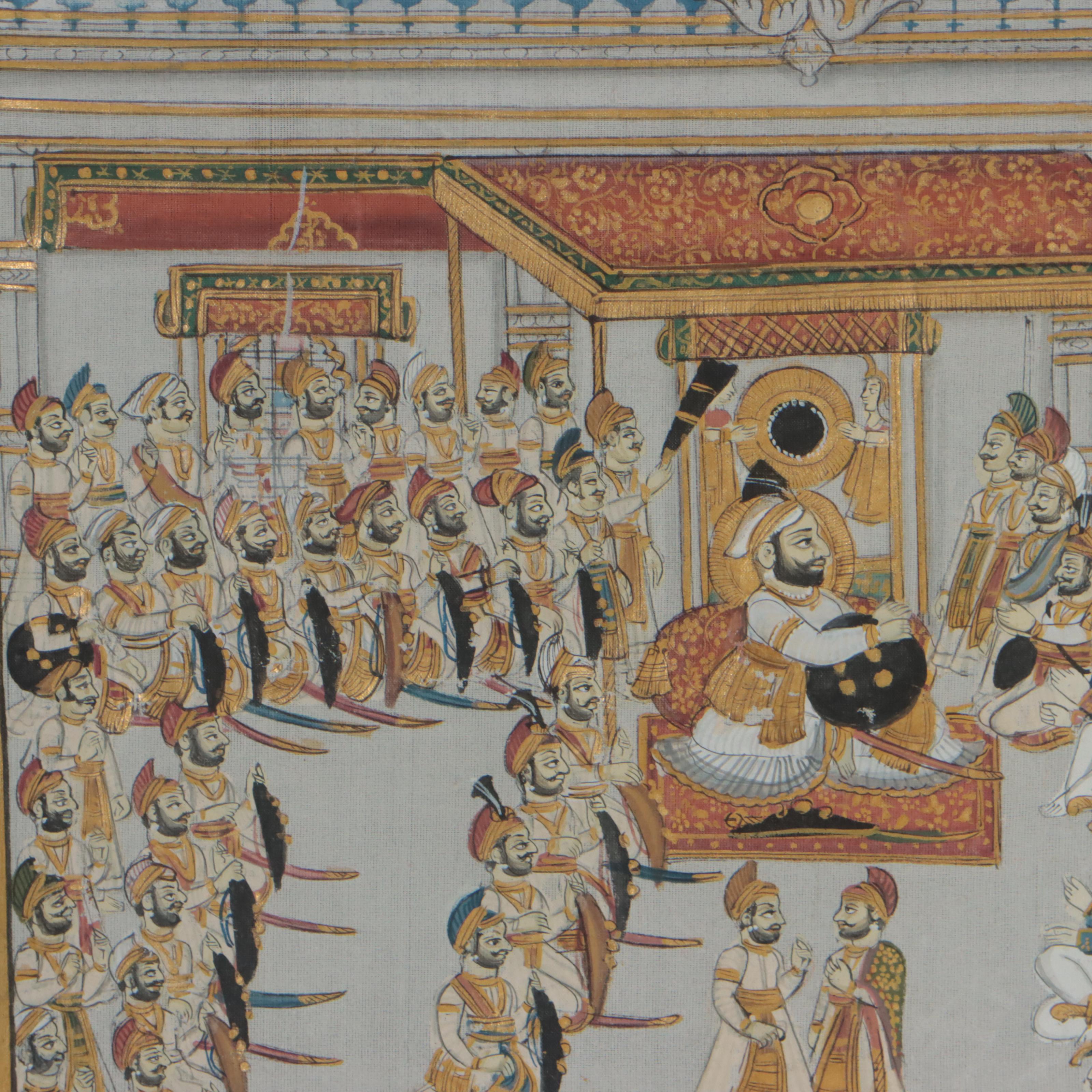 Rajasthan School Gouache Painting