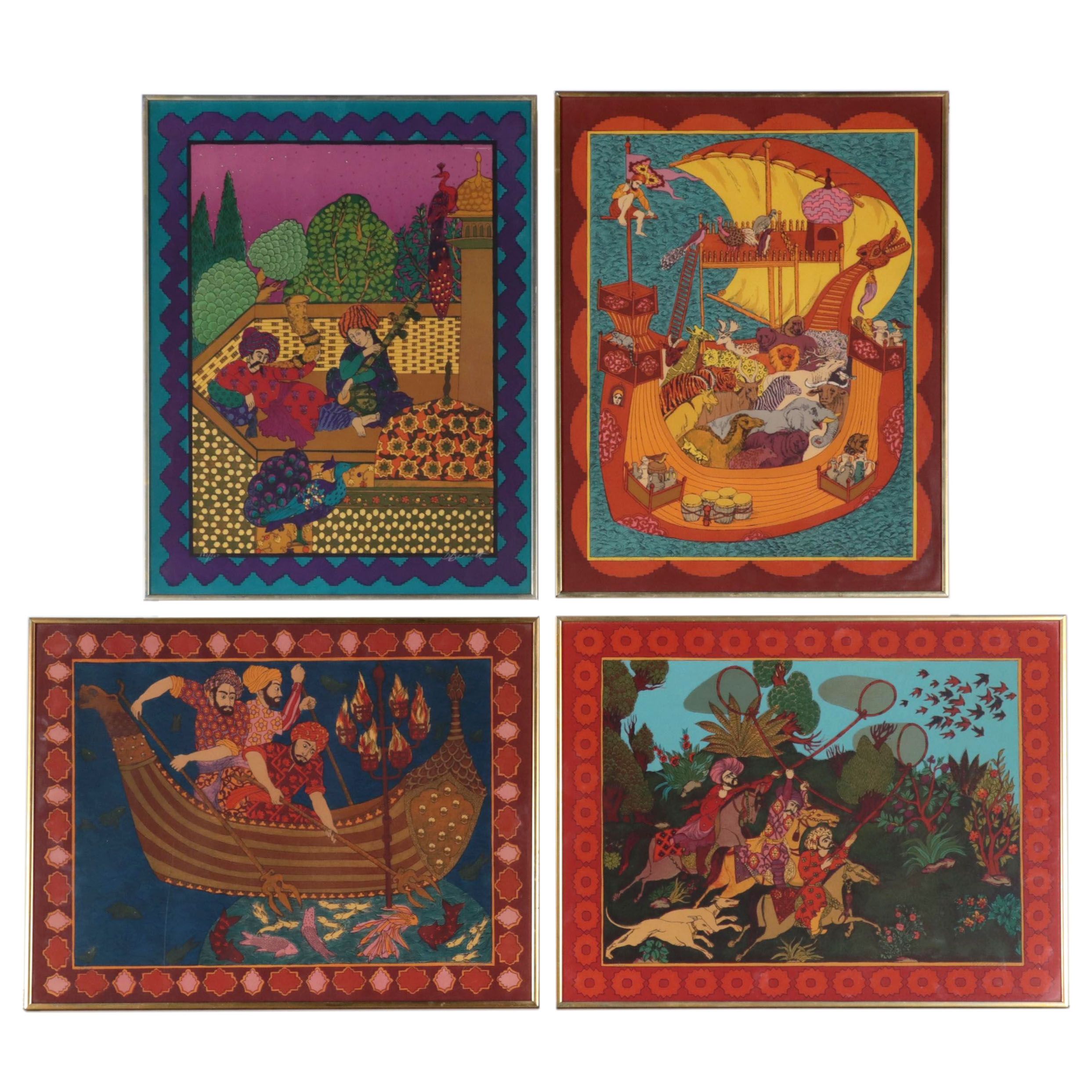 Diana Bennett Indian Inspired Lithographs