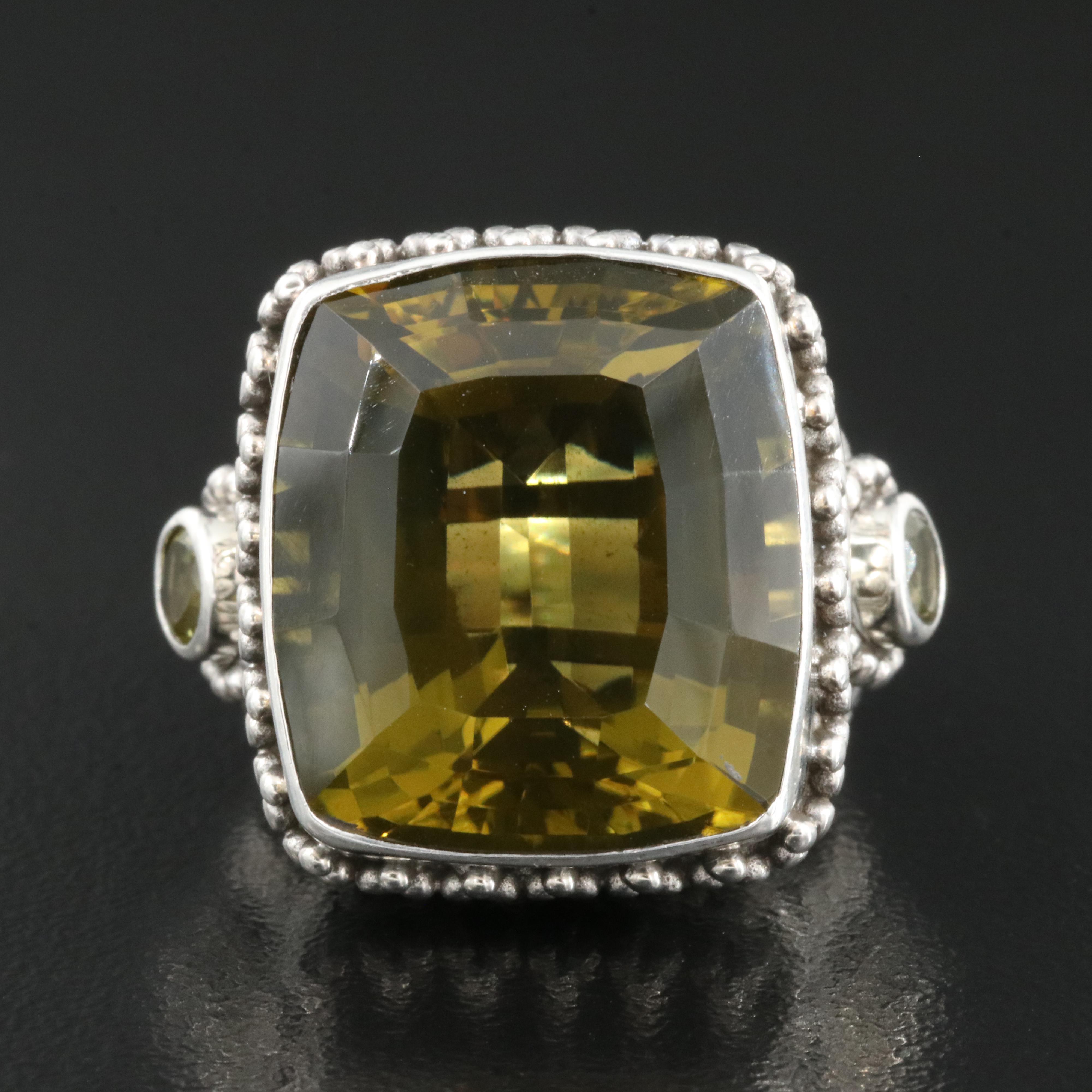 Citrine Ring in Sterling