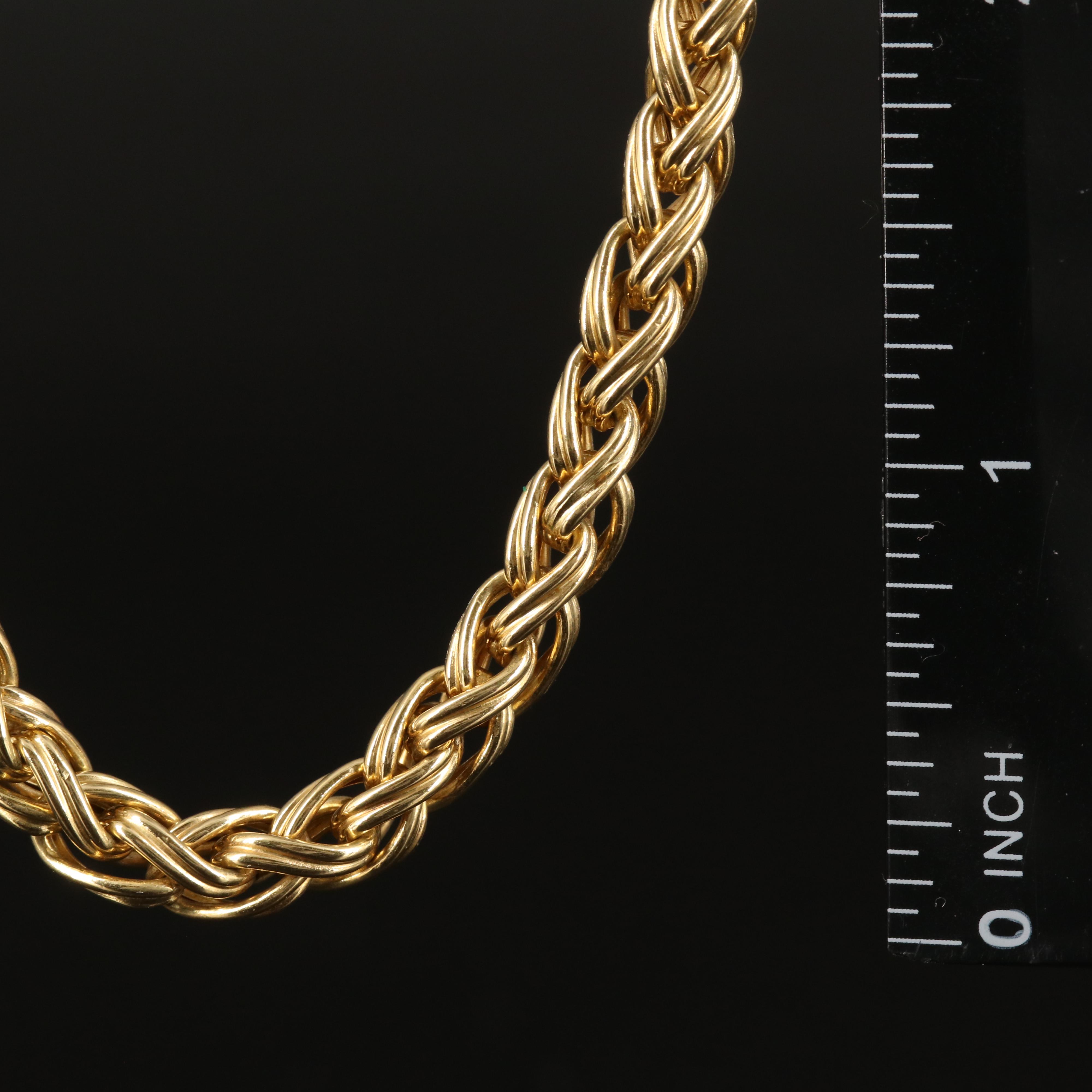 Chimento 18K Wheat Chain Necklace