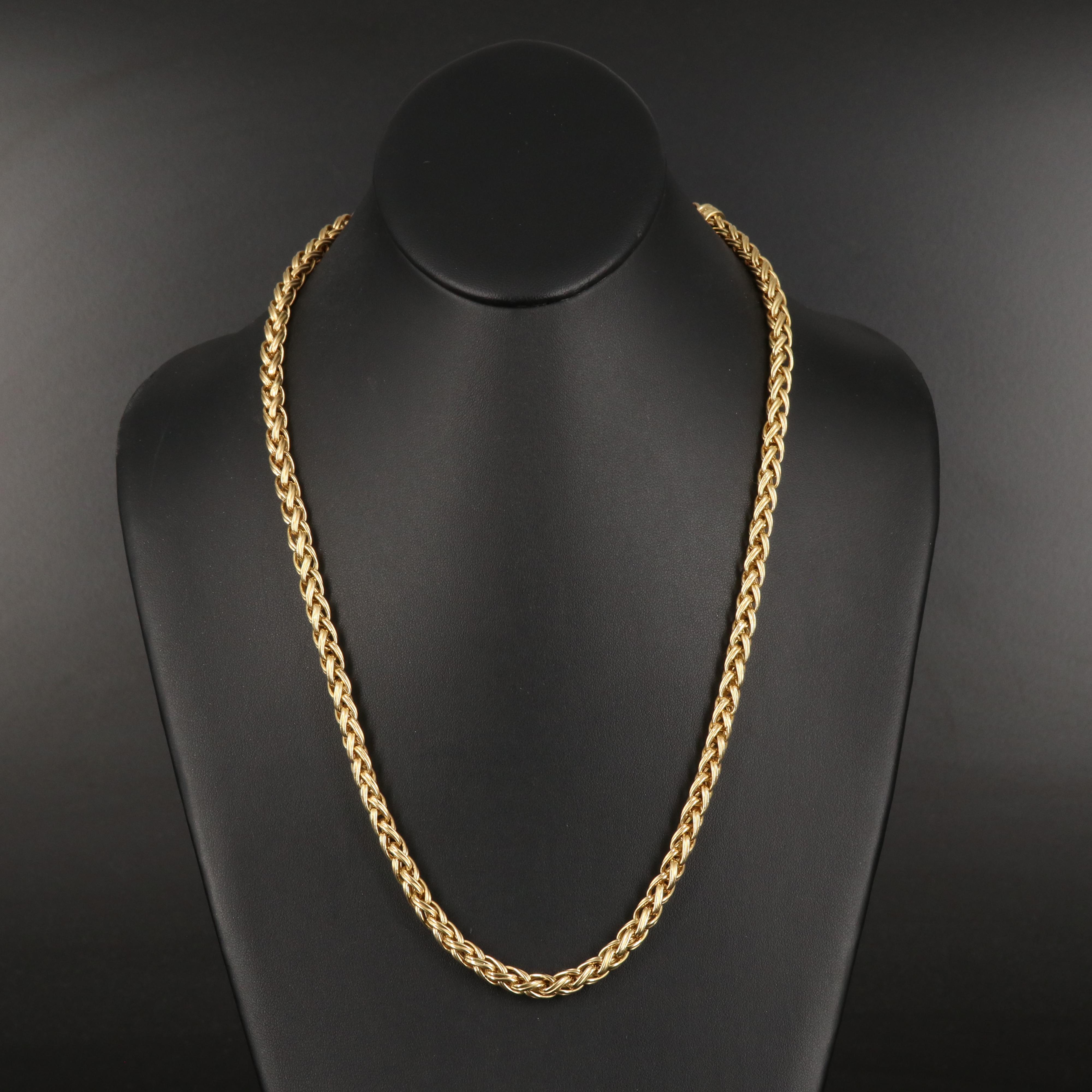 Chimento 18K Wheat Chain Necklace
