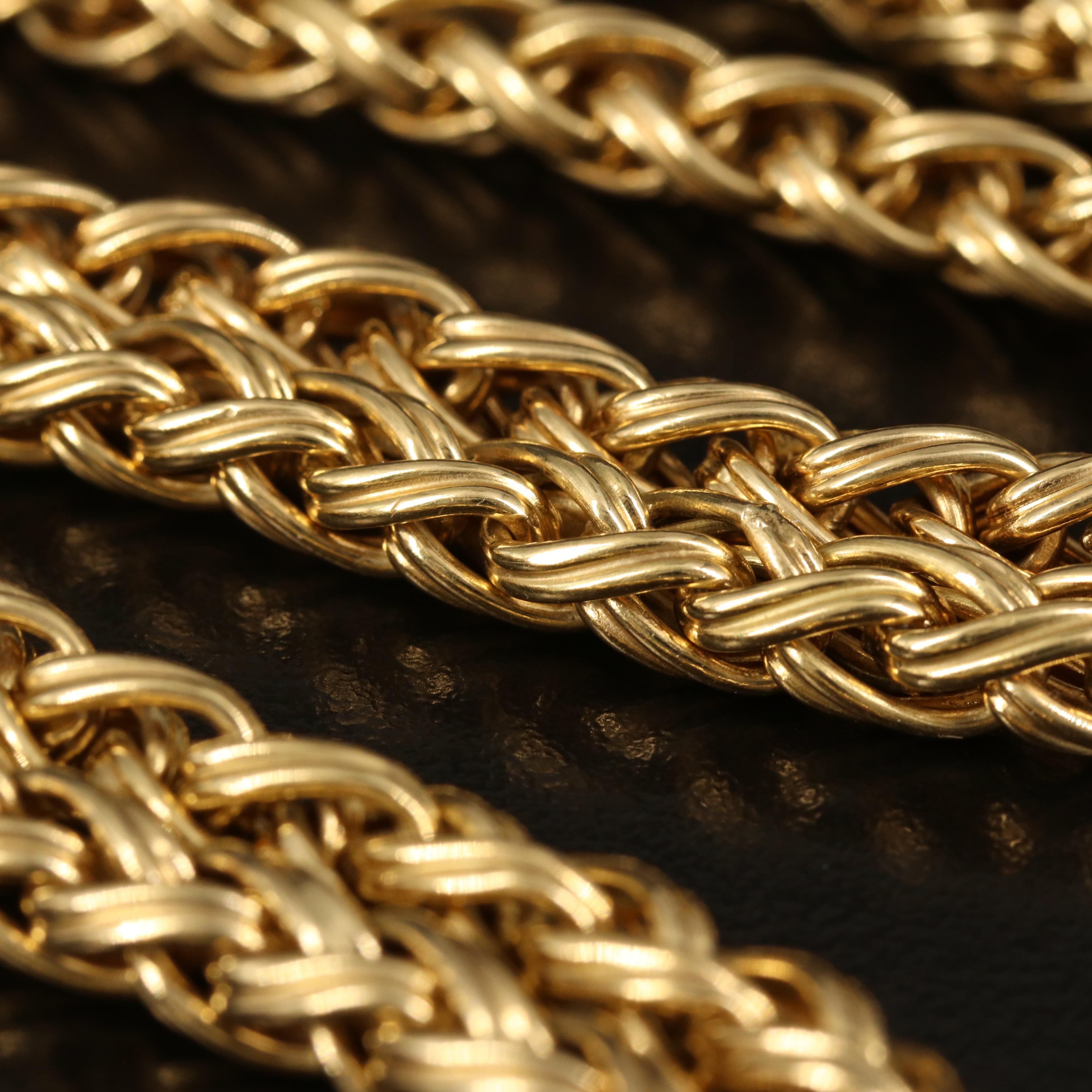 Chimento 18K Wheat Chain Necklace