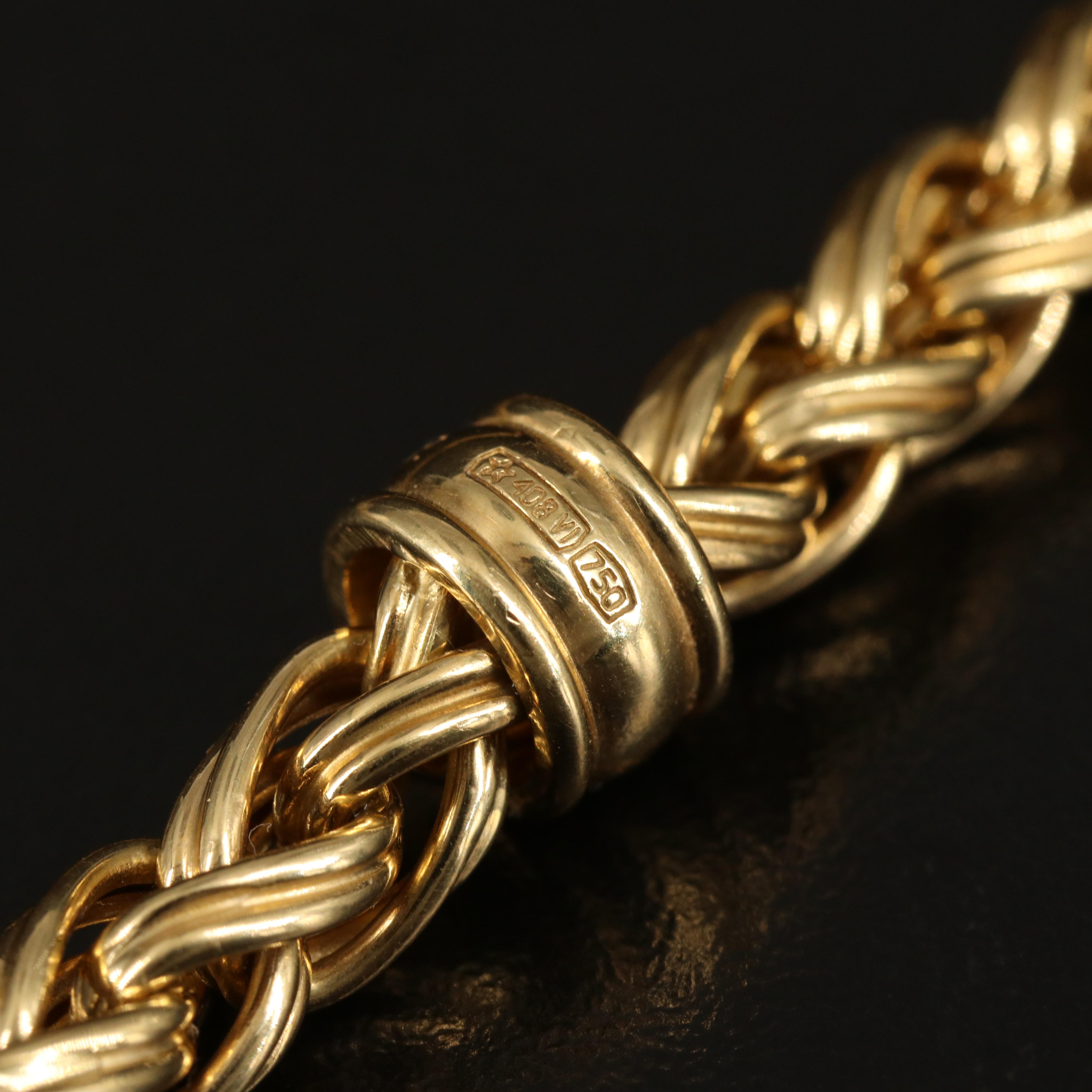 Chimento 18K Wheat Chain Necklace