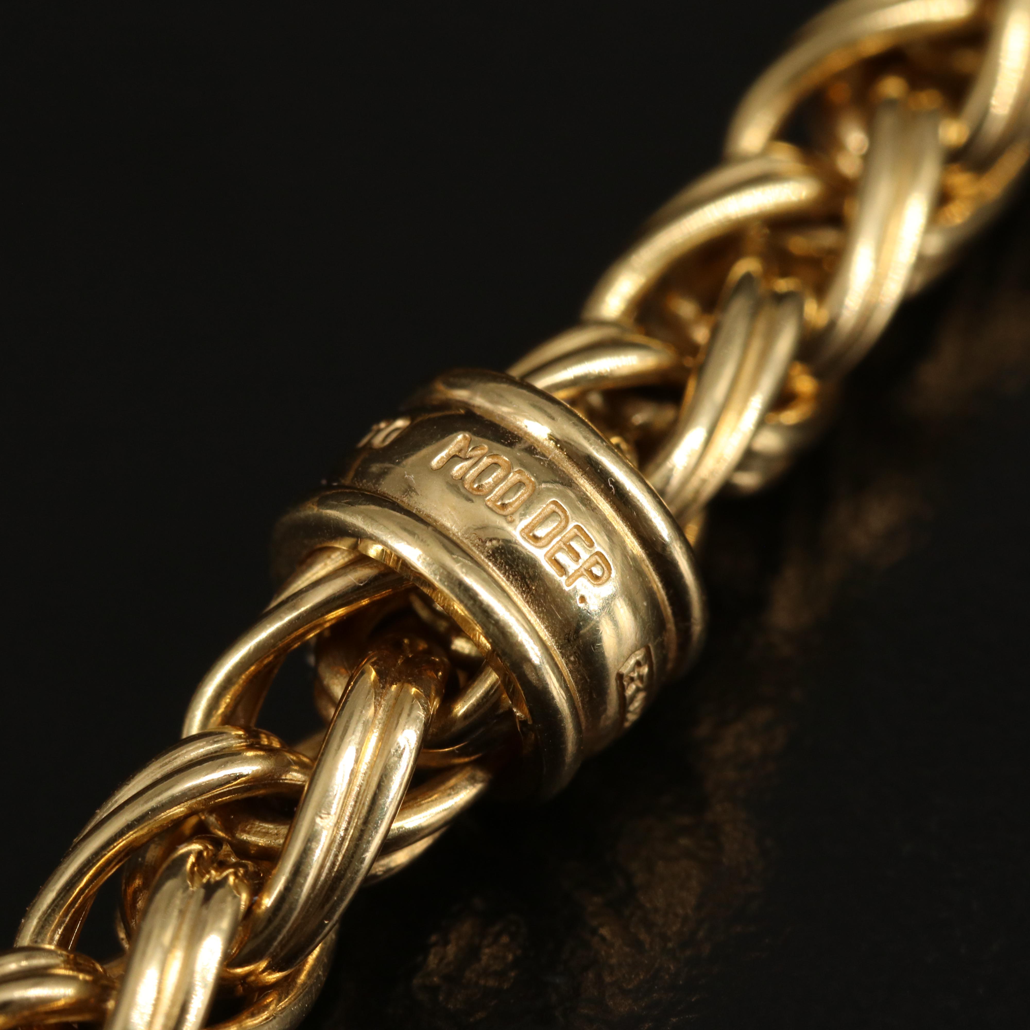 Chimento 18K Wheat Chain Necklace