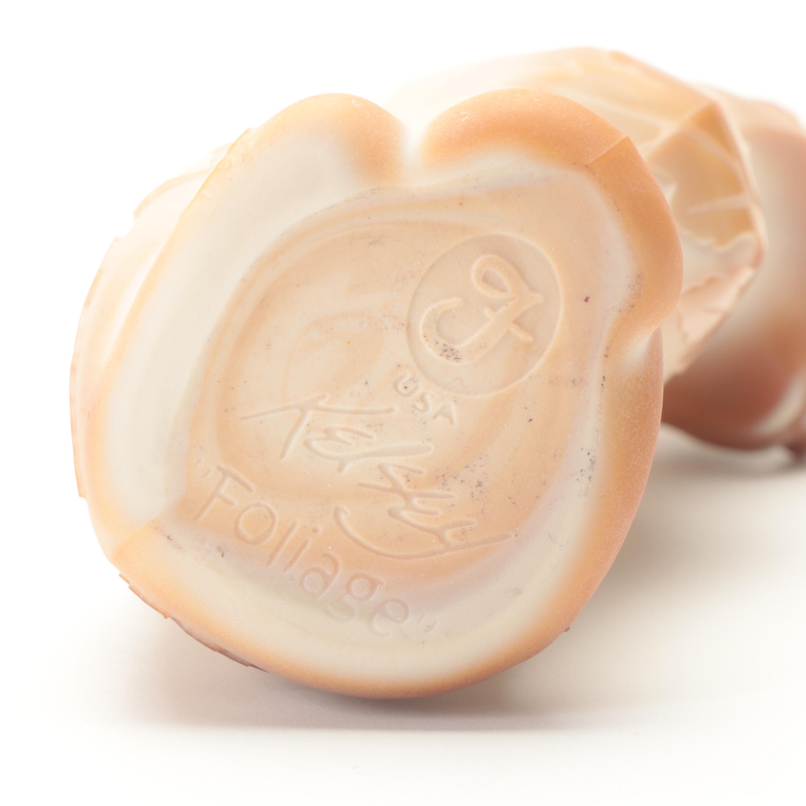 Kelsey Murphy for Fenton Sandblasted Glass Cat Figurine with Stoneware Pitcher