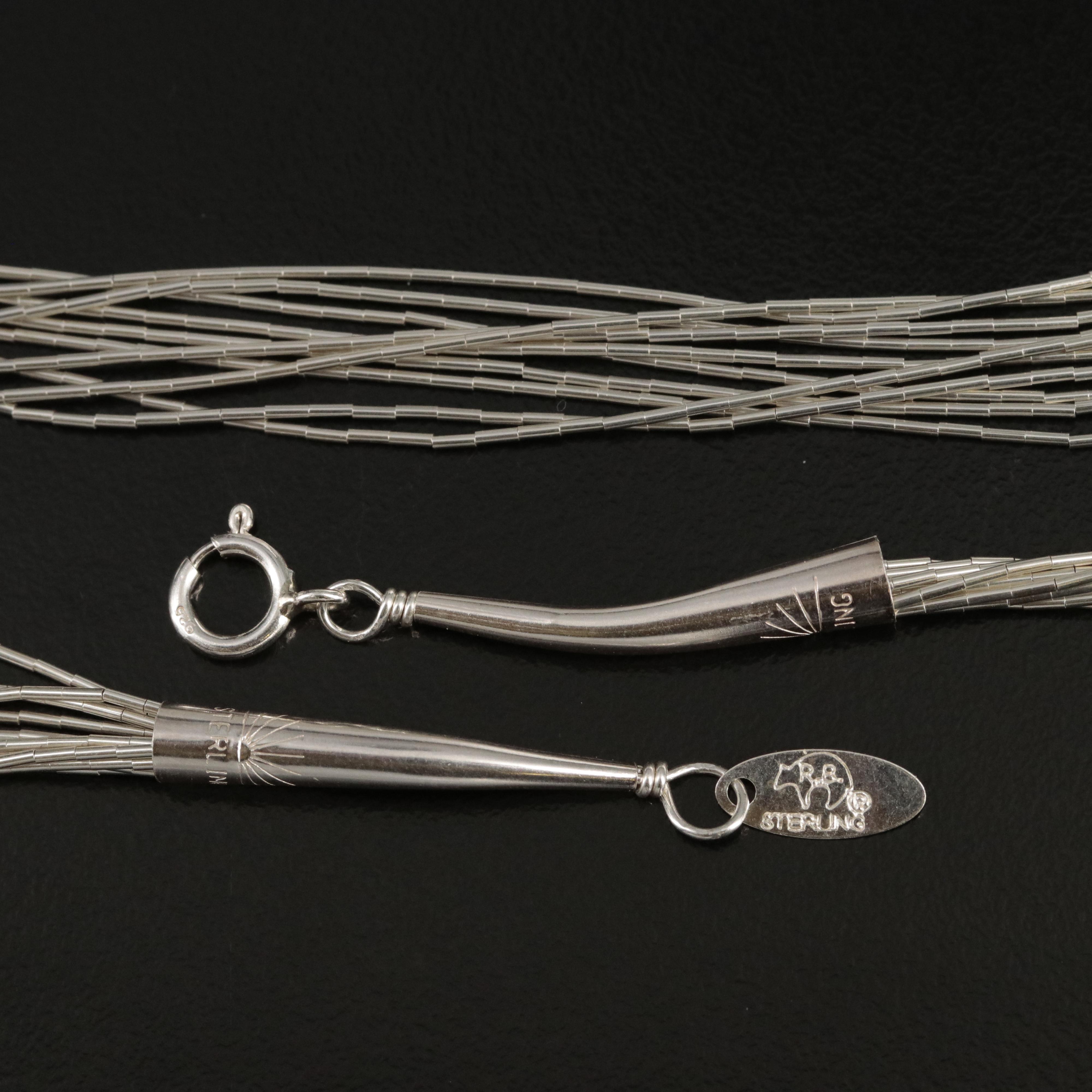 Southwestern and Running Bear Shop Jewelry Including Liquid Silver Necklace