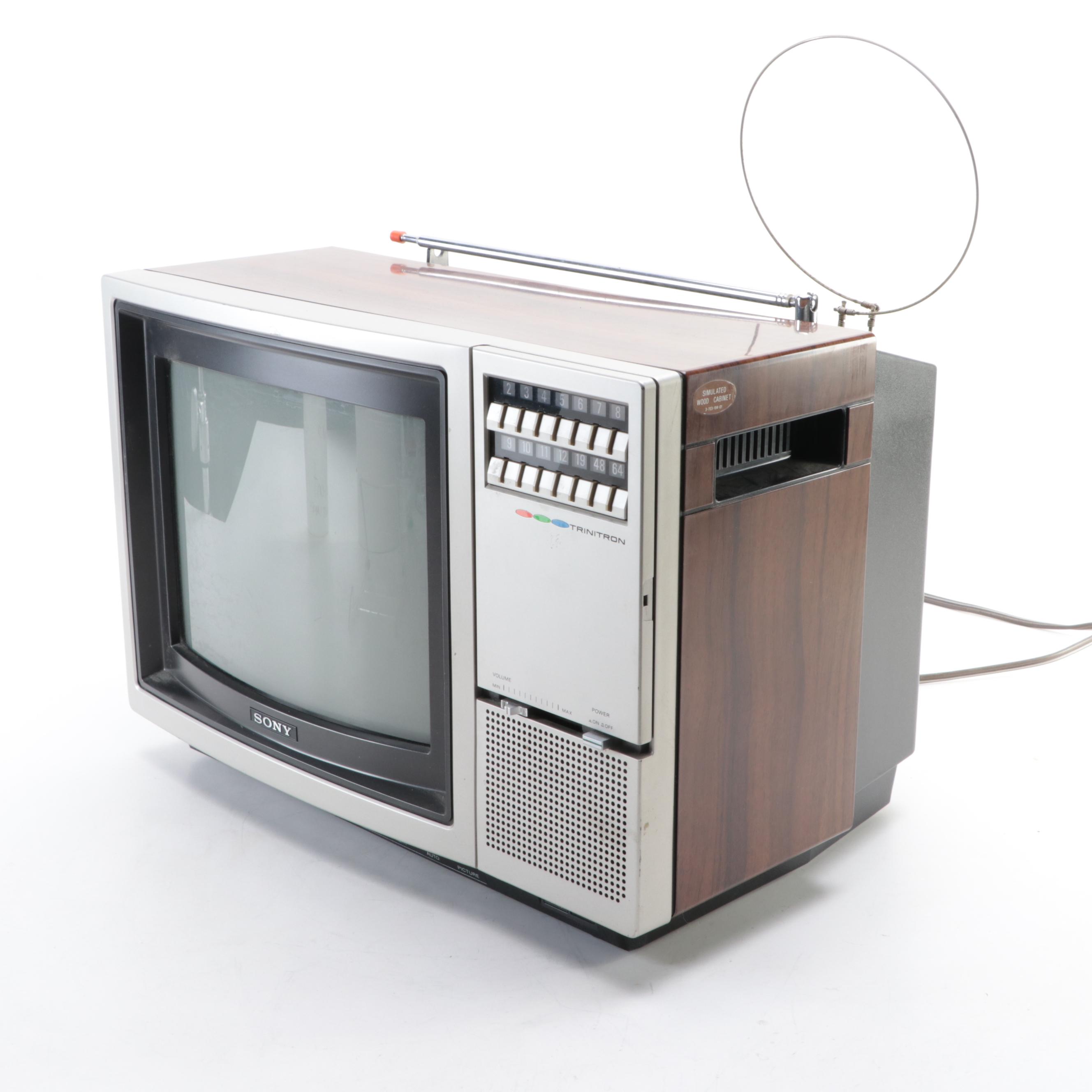 Sony Trinitron KV-1207 Color Television Receiver, 1982