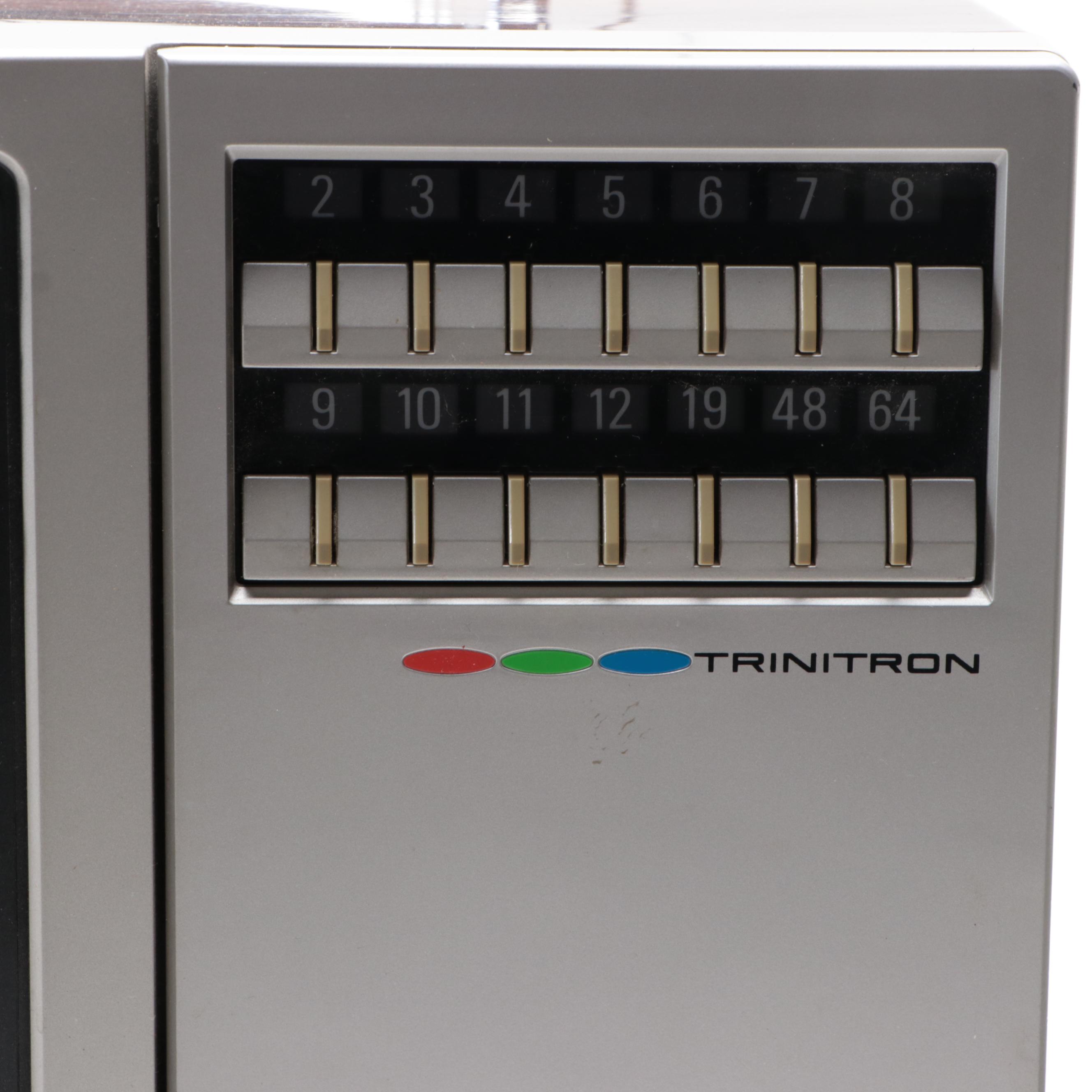 Sony Trinitron KV-1207 Color Television Receiver, 1982