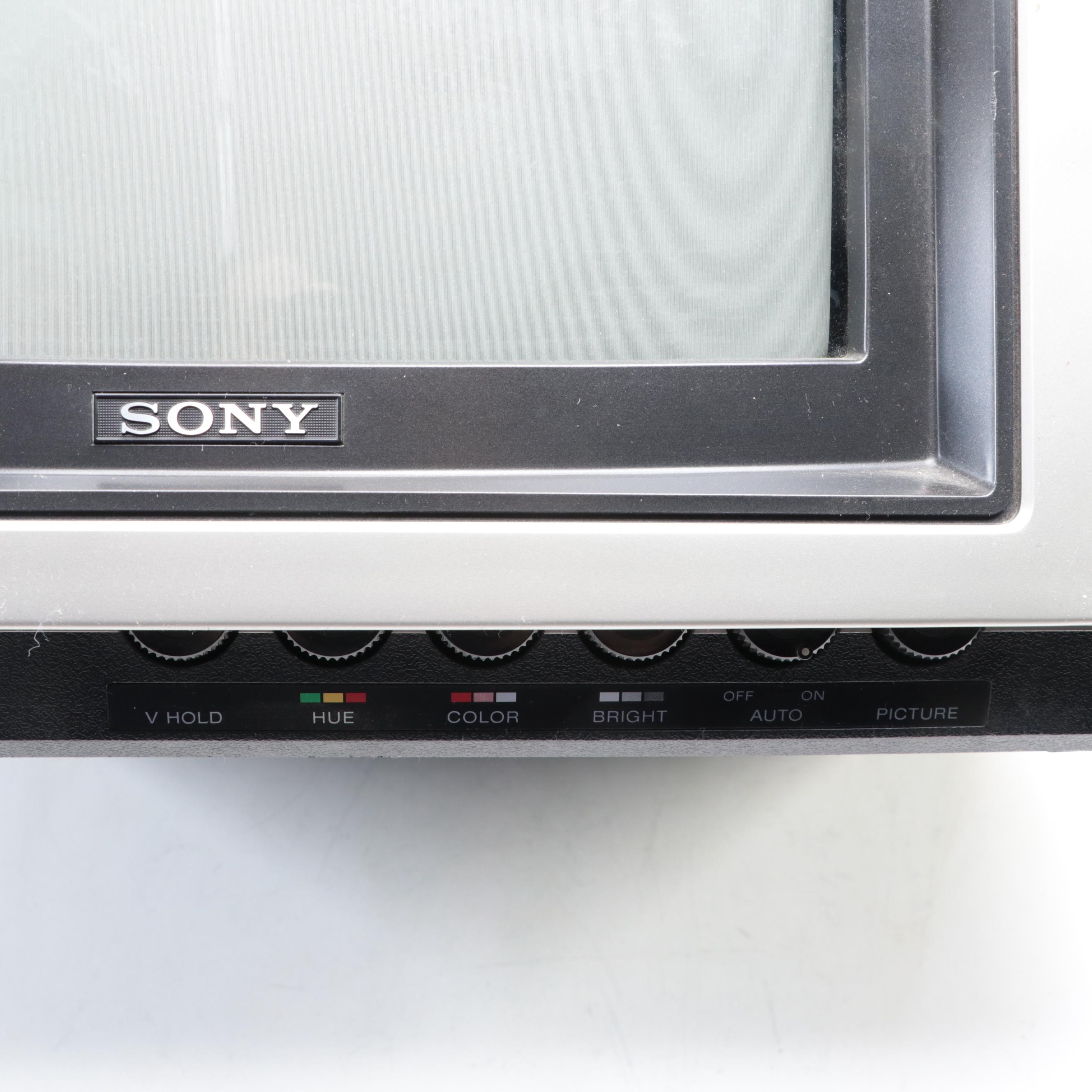 Sony Trinitron KV-1207 Color Television Receiver, 1982