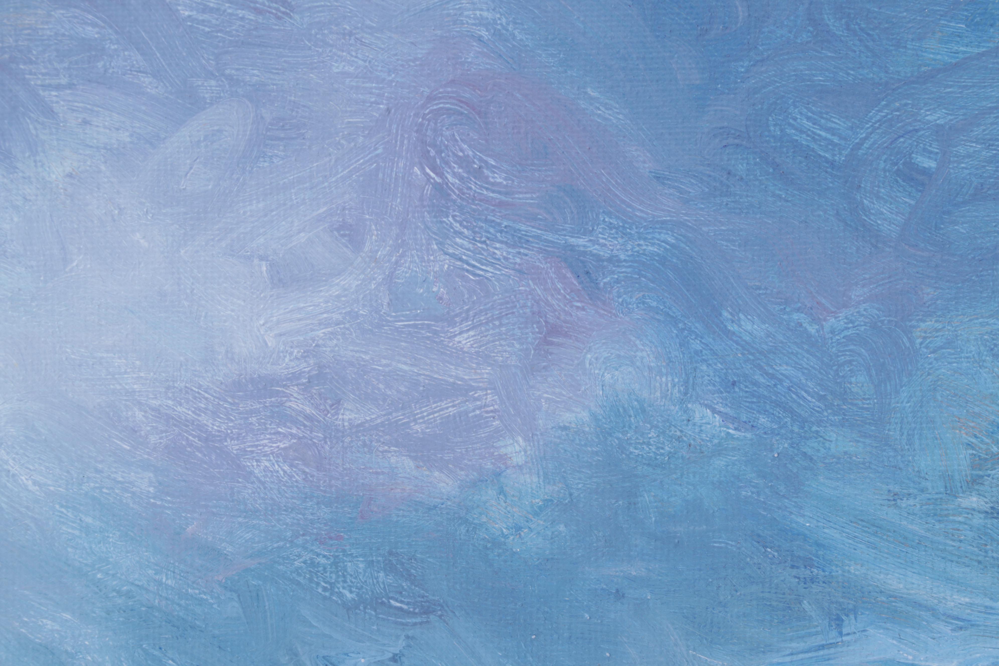 Sulmaz H. Radvand Pastoral Landscape Oil Painting, 2022