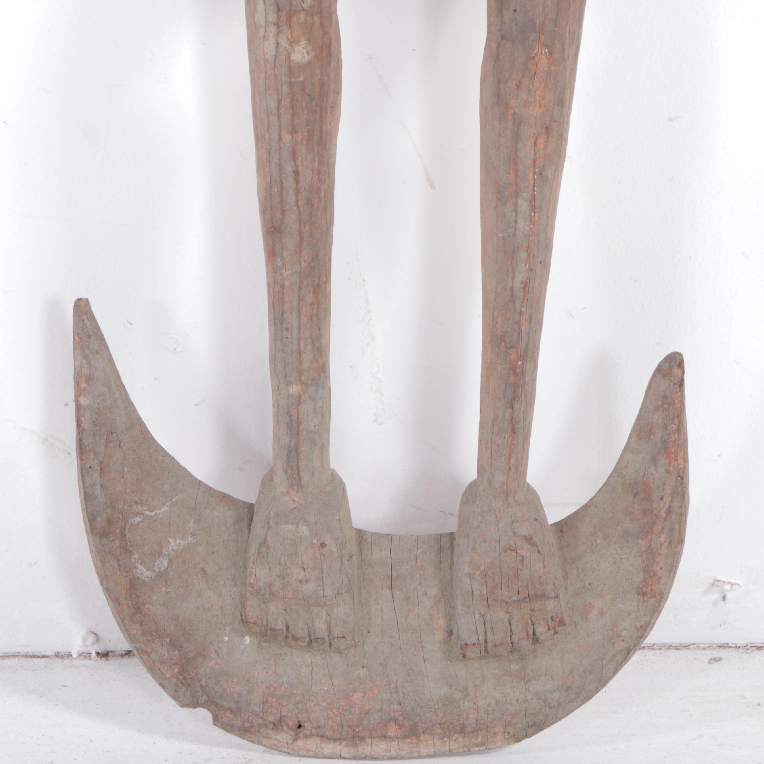 Sepik River Carved Wood Hook Figure, Papua New Guinea