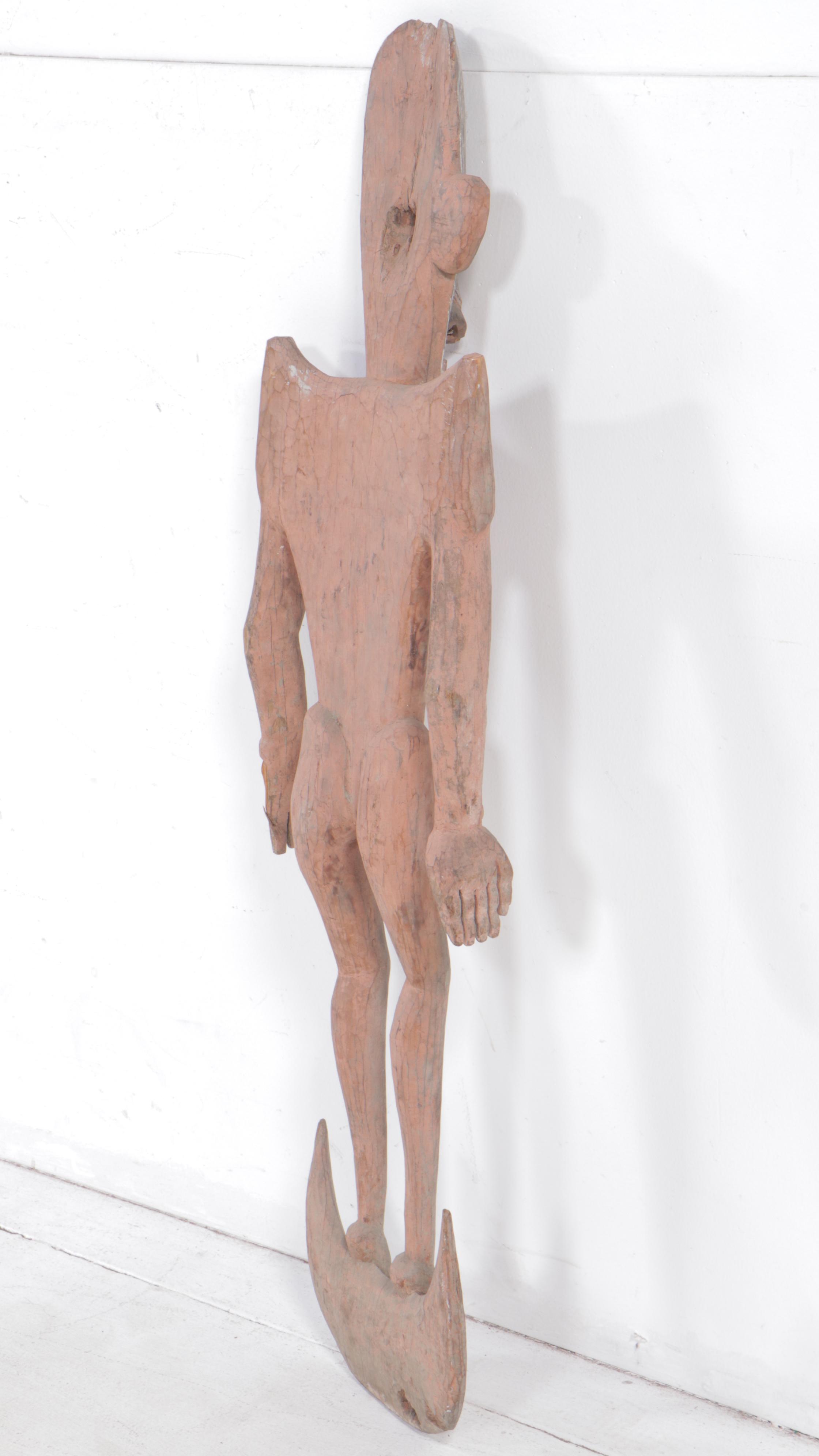 Sepik River Carved Wood Hook Figure, Papua New Guinea