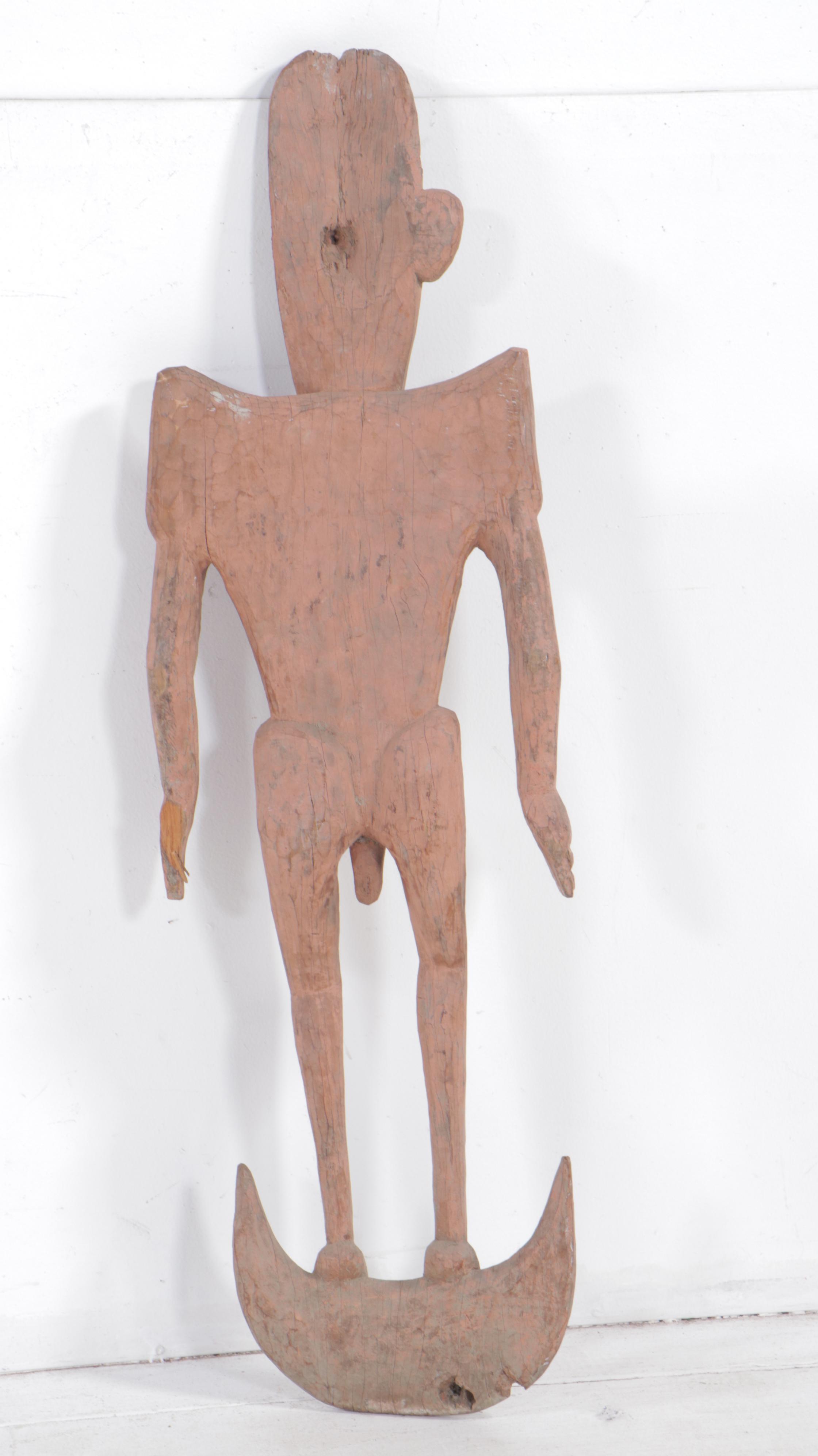 Sepik River Carved Wood Hook Figure, Papua New Guinea