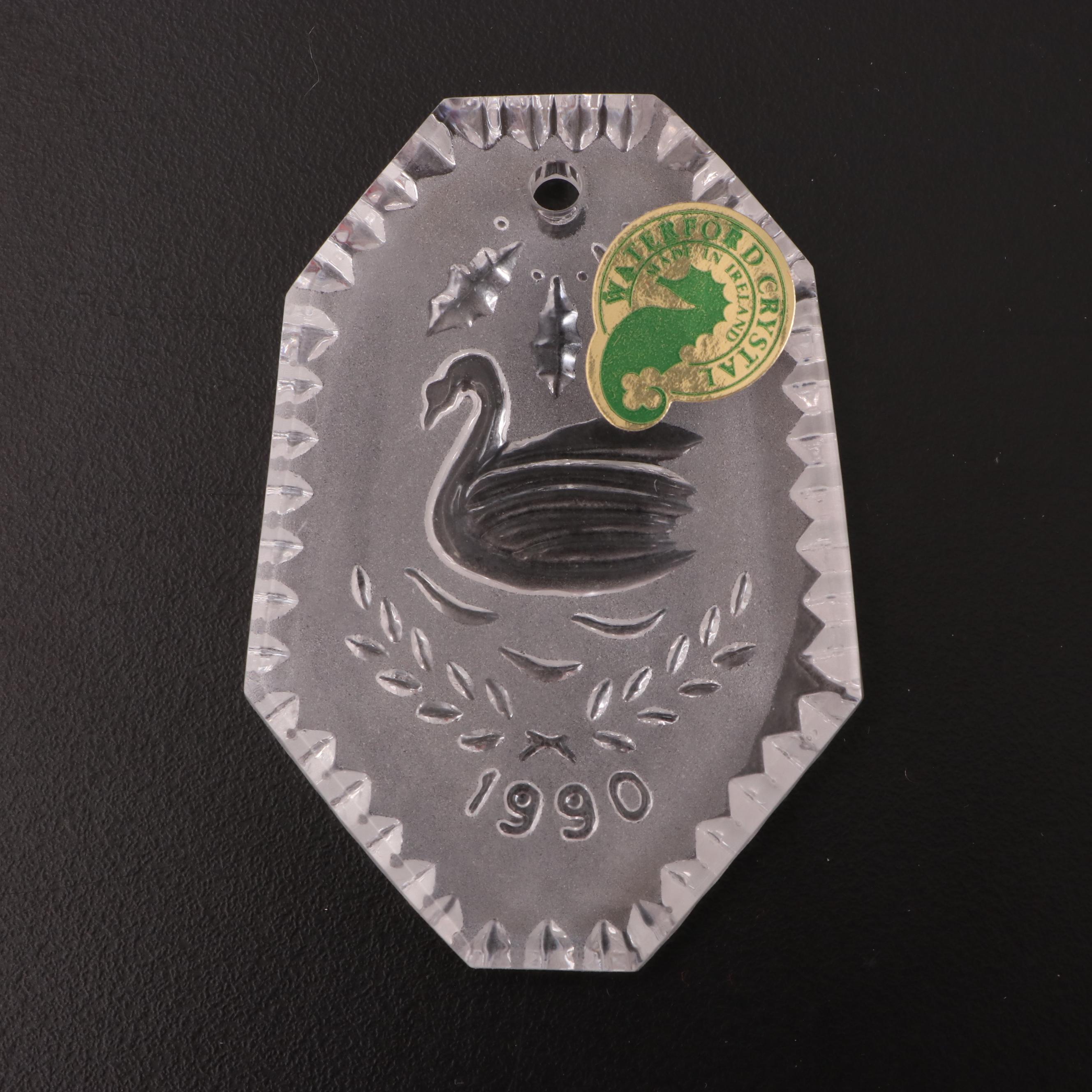 Waterford Crystal "Twelve Days of Christmas" Ornaments, Late 20th Century