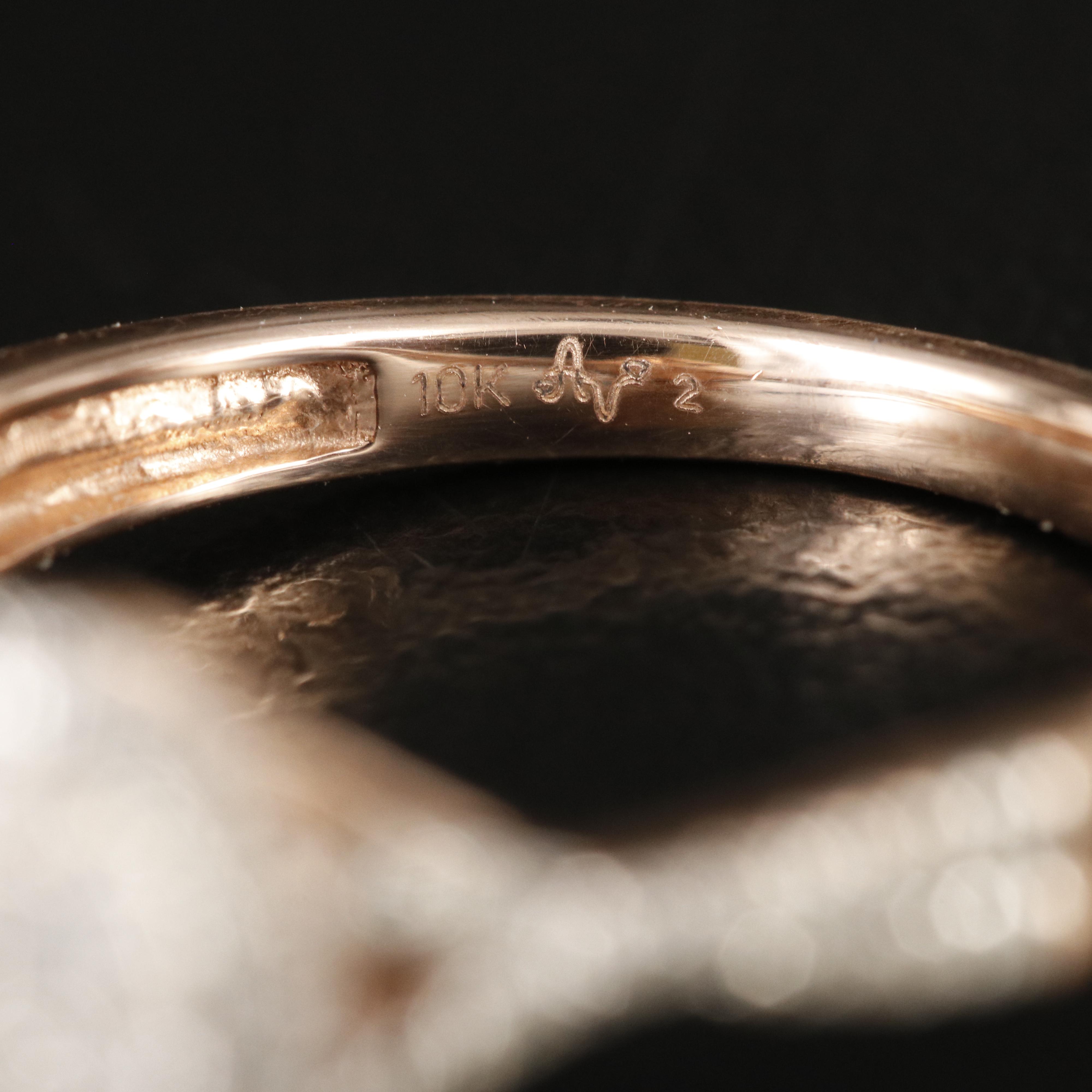 10K Rose Gold 0.27 CTW Diamond Ring