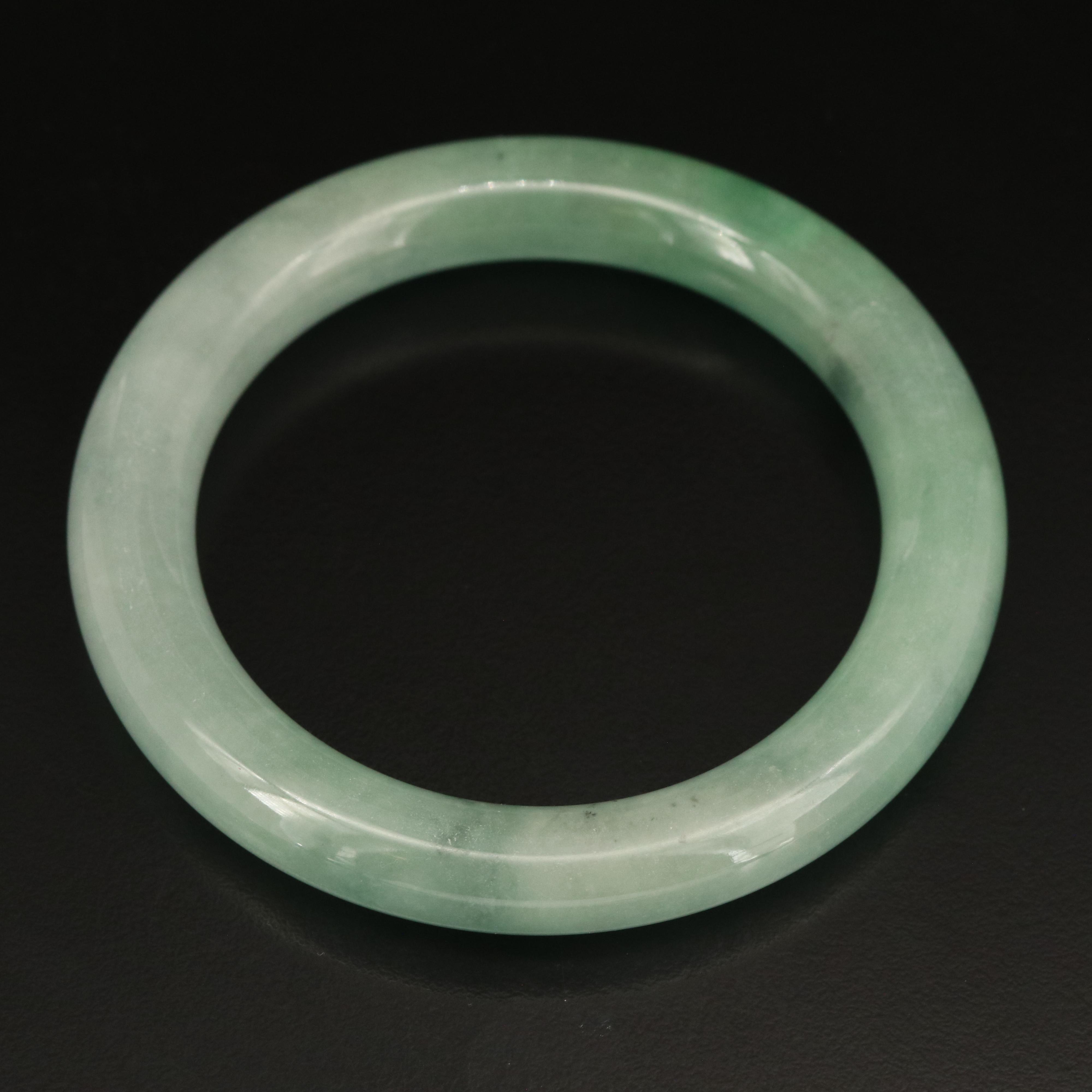 Jadeite Hololith Bangle