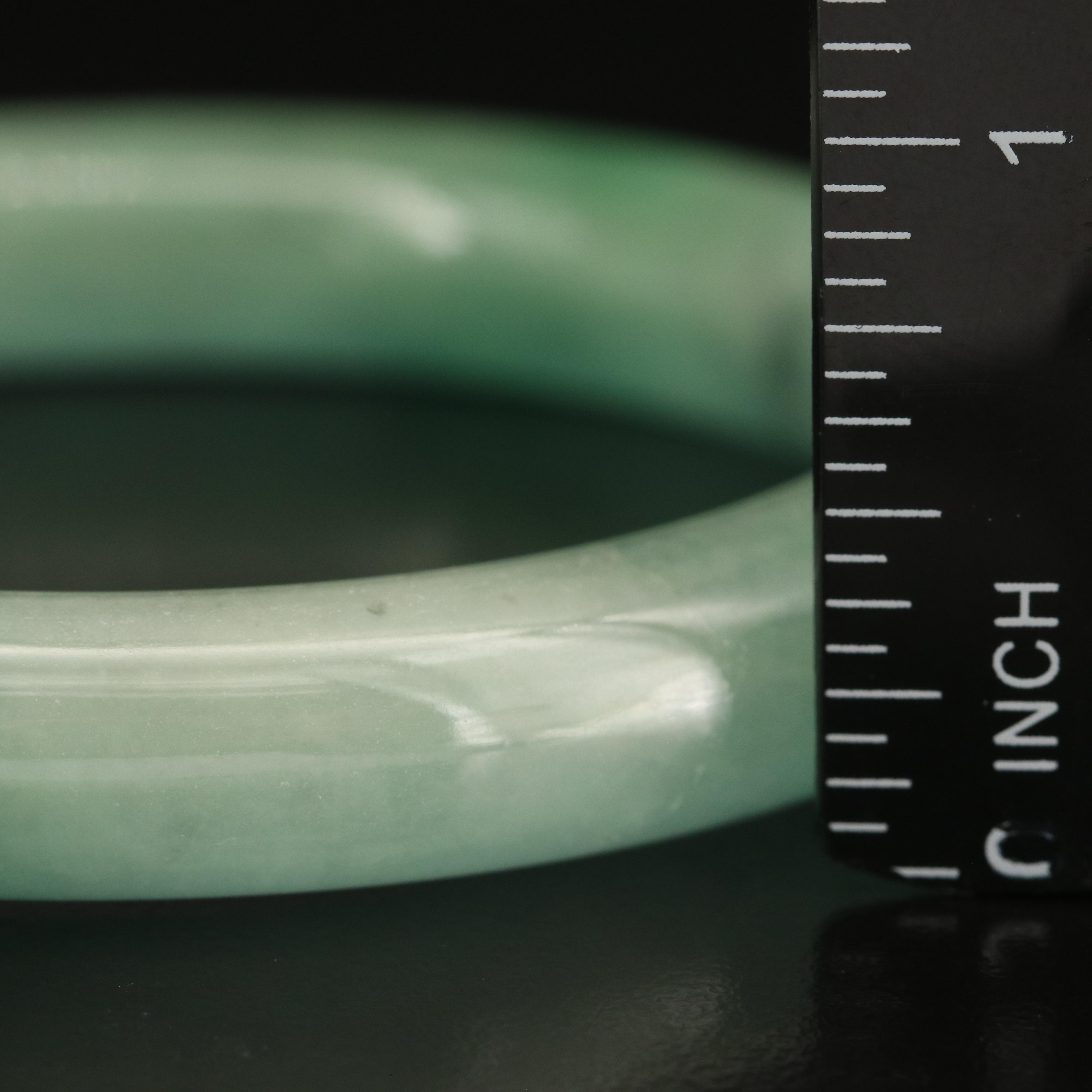 Jadeite Hololith Bangle