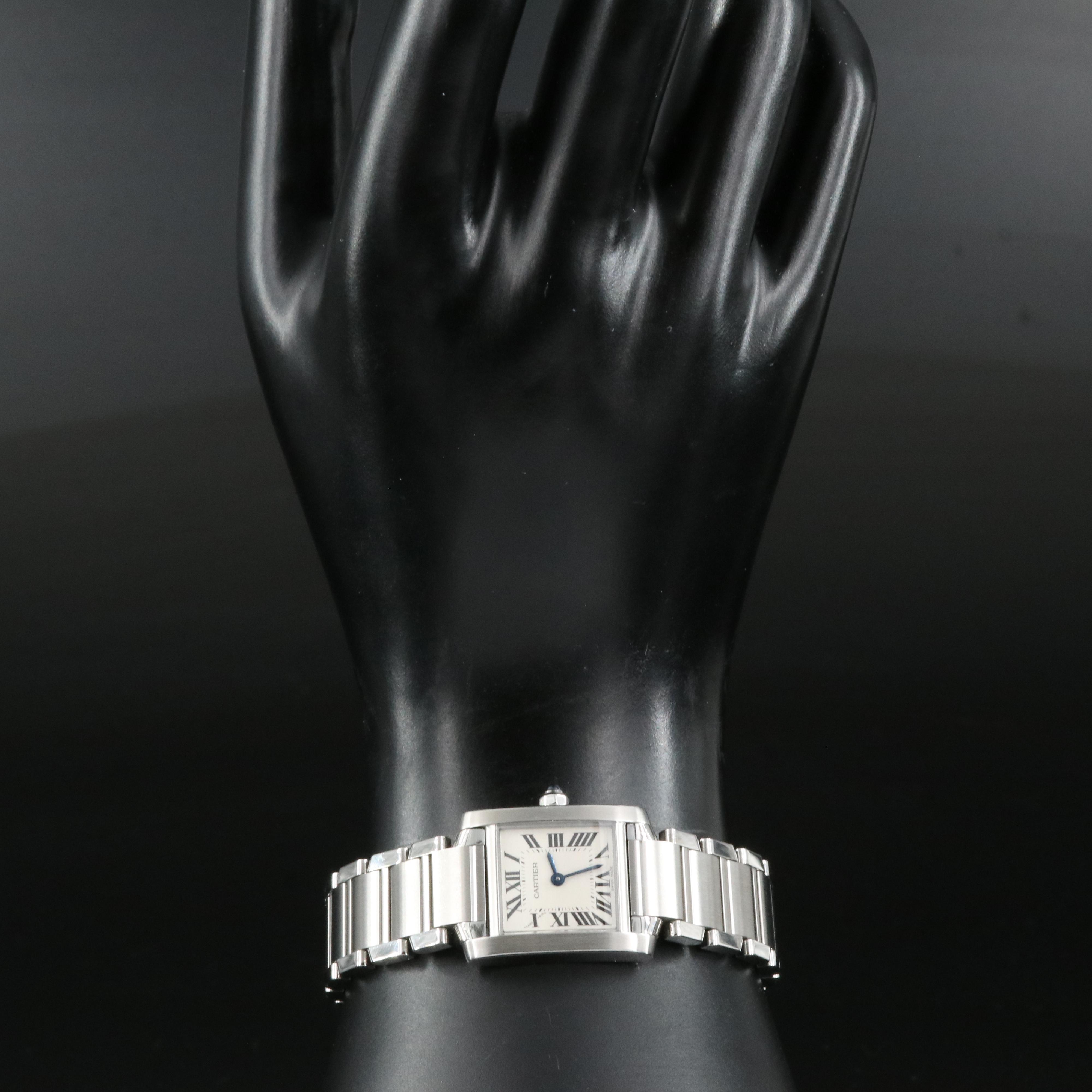 Cartier Tank Francaise Stainless Steel Watch