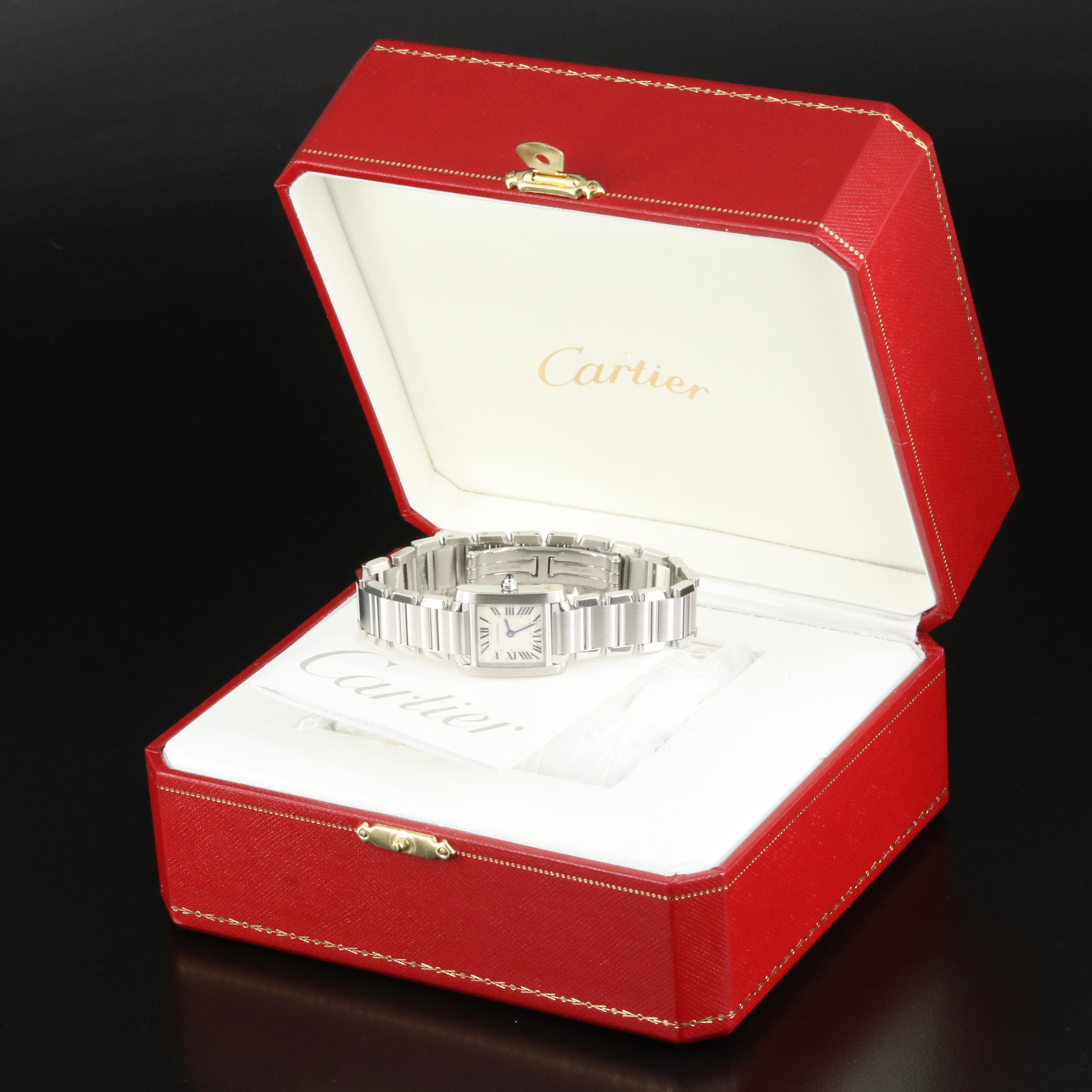 Cartier Tank Francaise Stainless Steel Watch