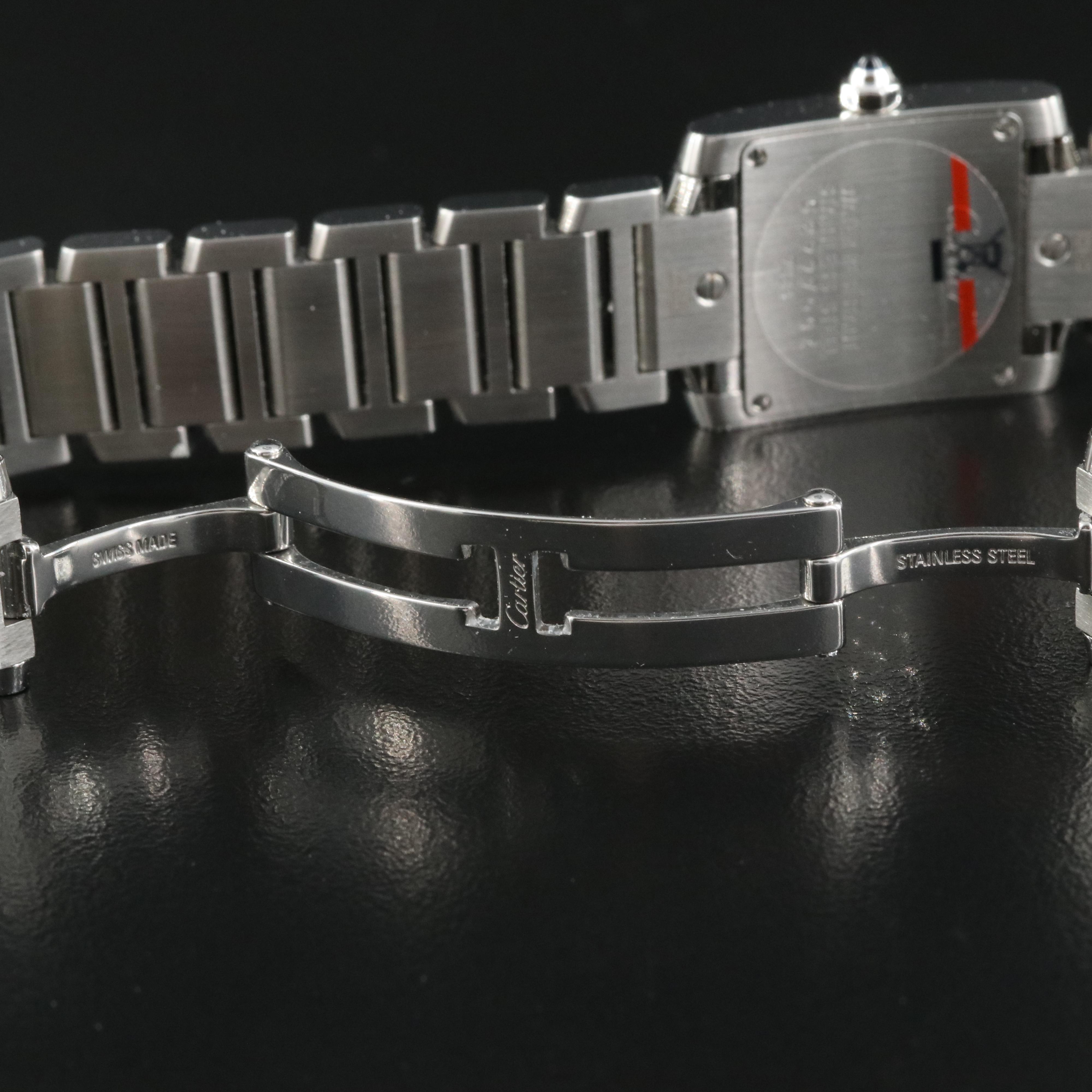 Cartier Tank Francaise Stainless Steel Watch