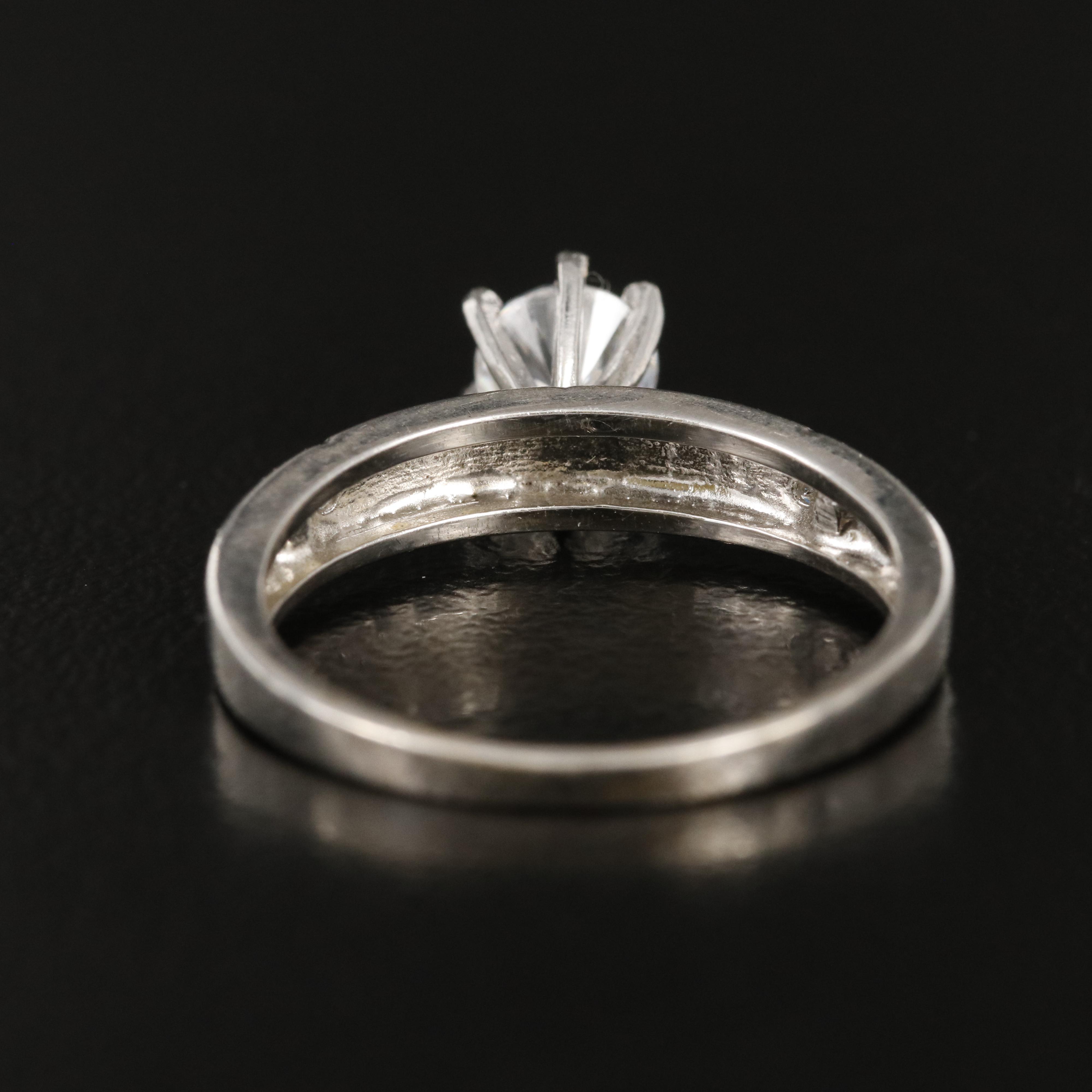 Vintage 14K Cubic Zirconia Ring