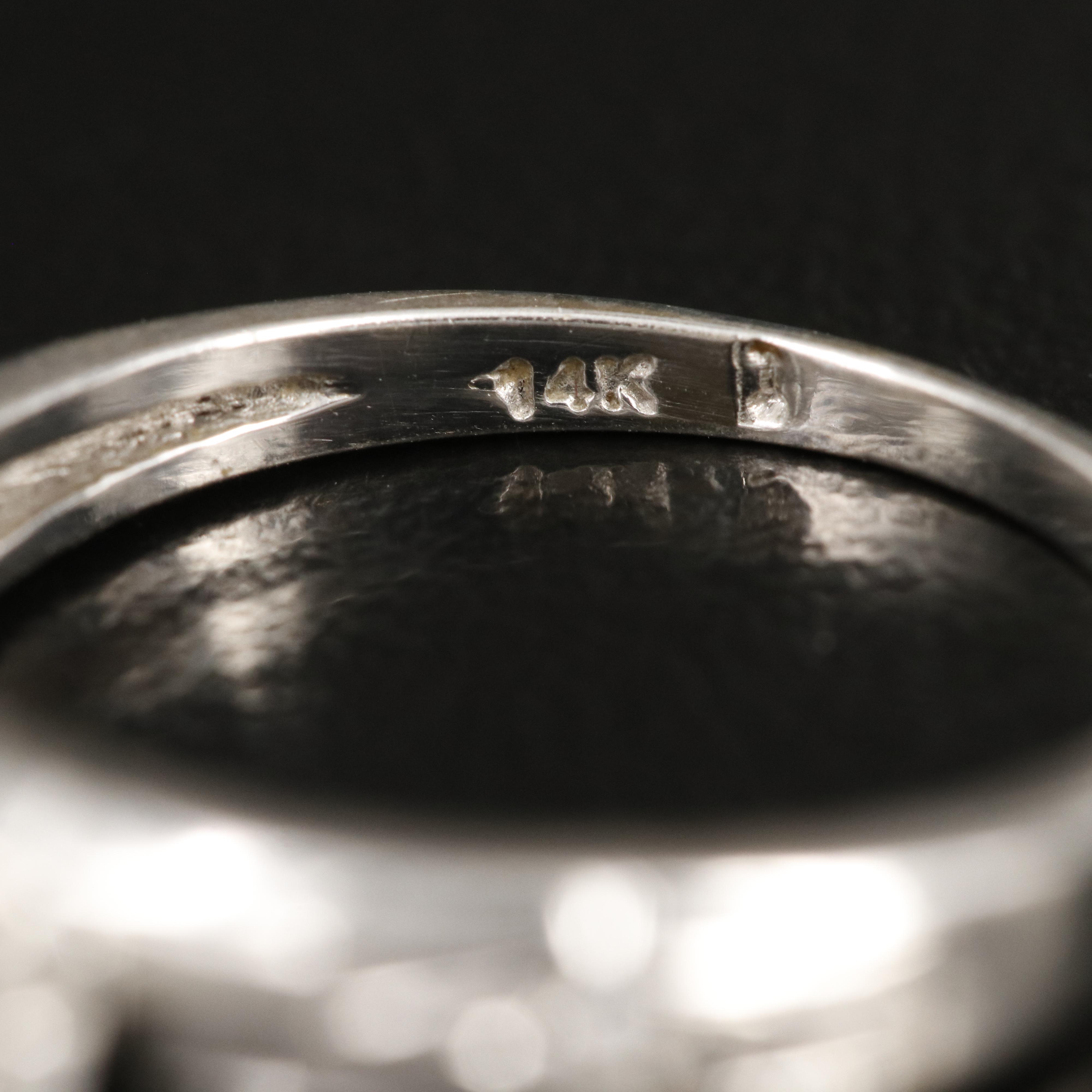 Vintage 14K Cubic Zirconia Ring